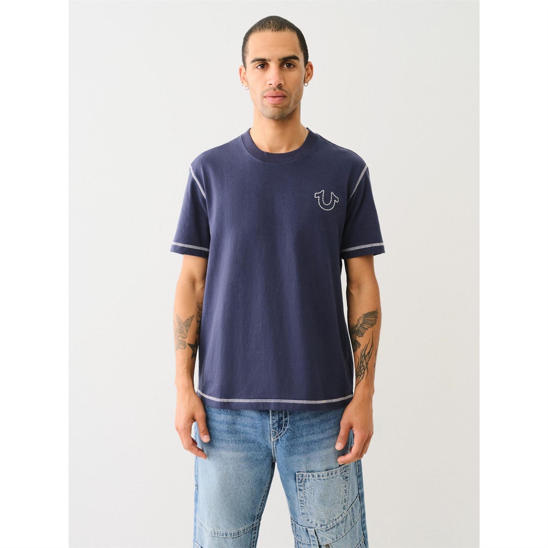 True Religion Regular Fit Stitch T-Shirt