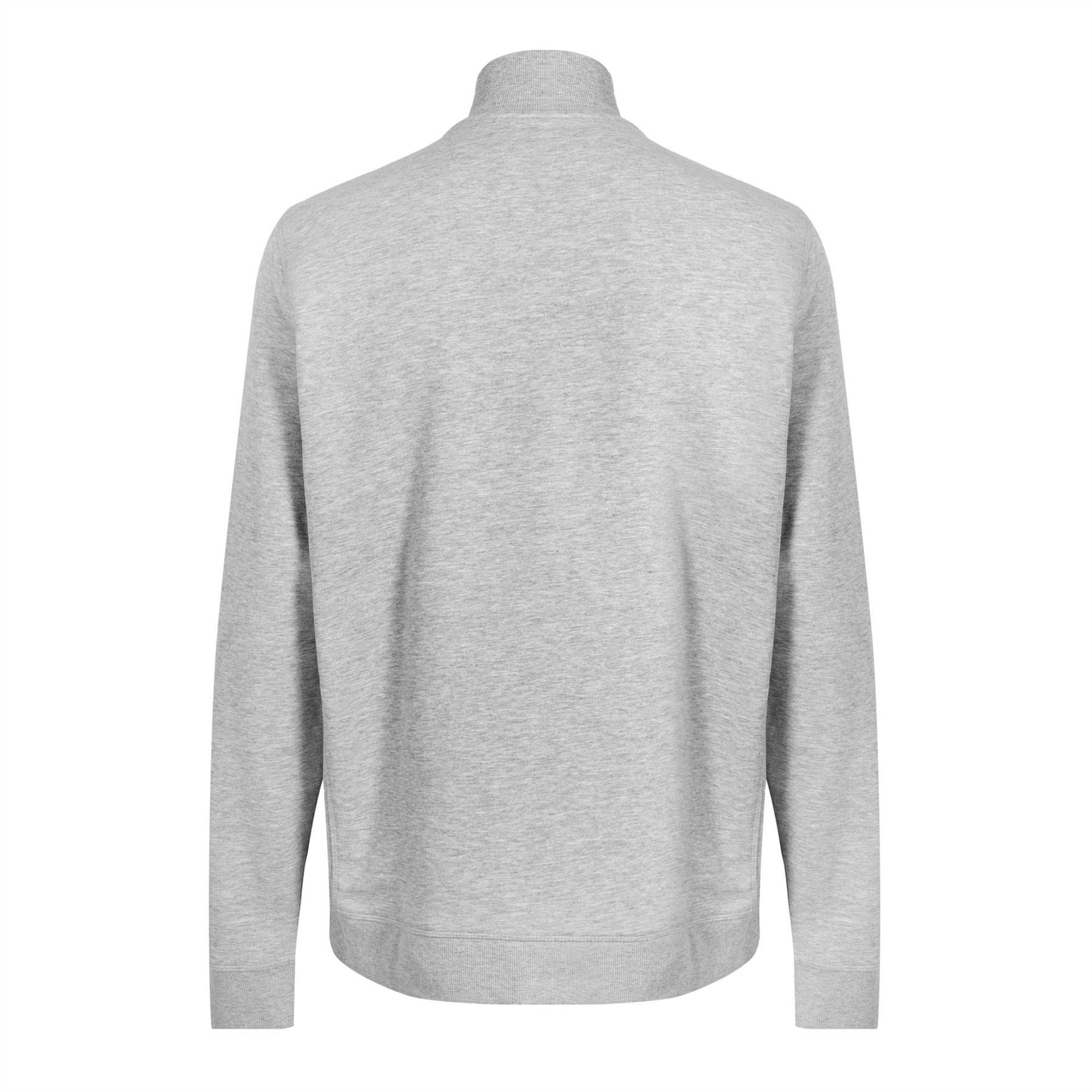 Original Penguin Ruched Sleeve Zip Neck Sweatshirt