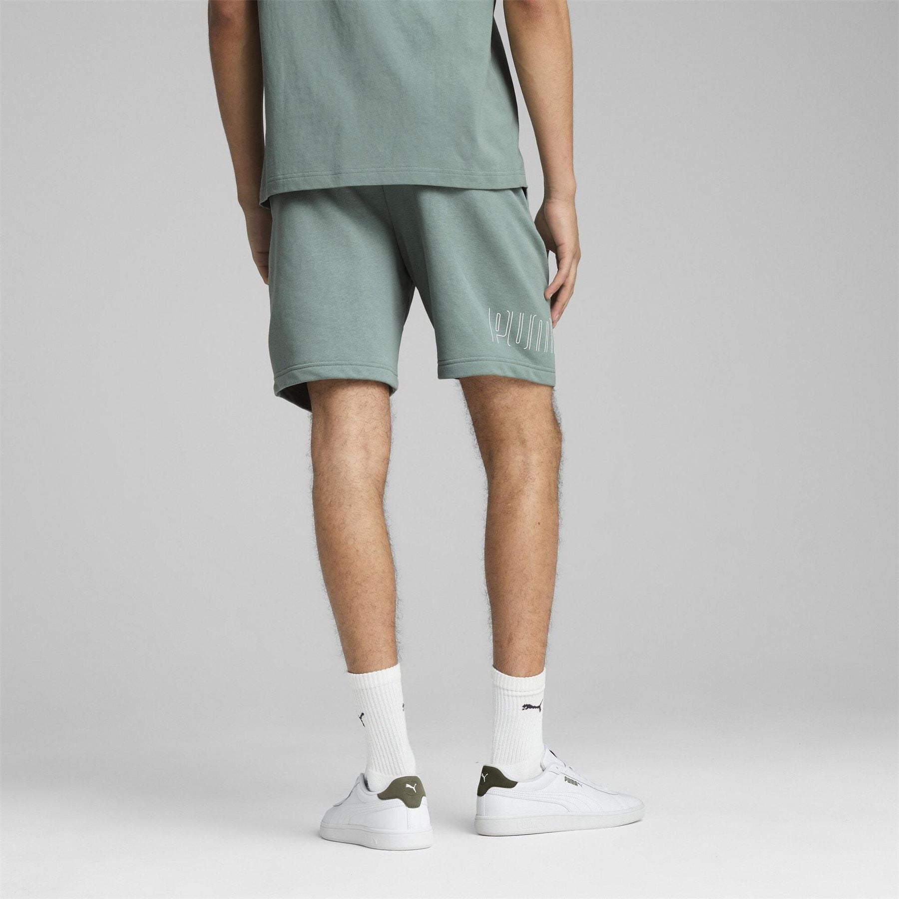 Puma Mens Sport Graphic Shorts 9 Tr Jogger Shorts