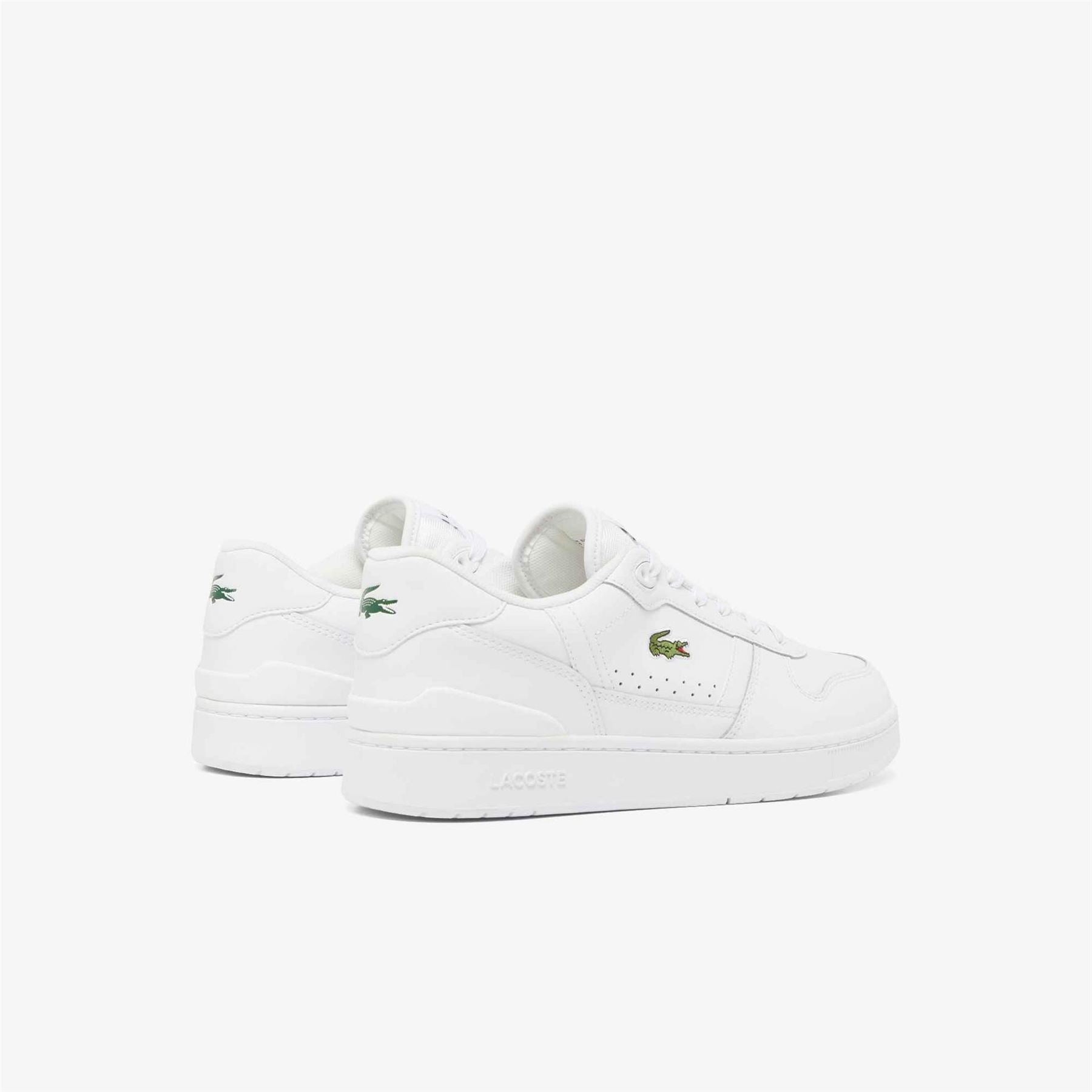 Lacoste T Clip Low Top Crocodile Print Sneakers