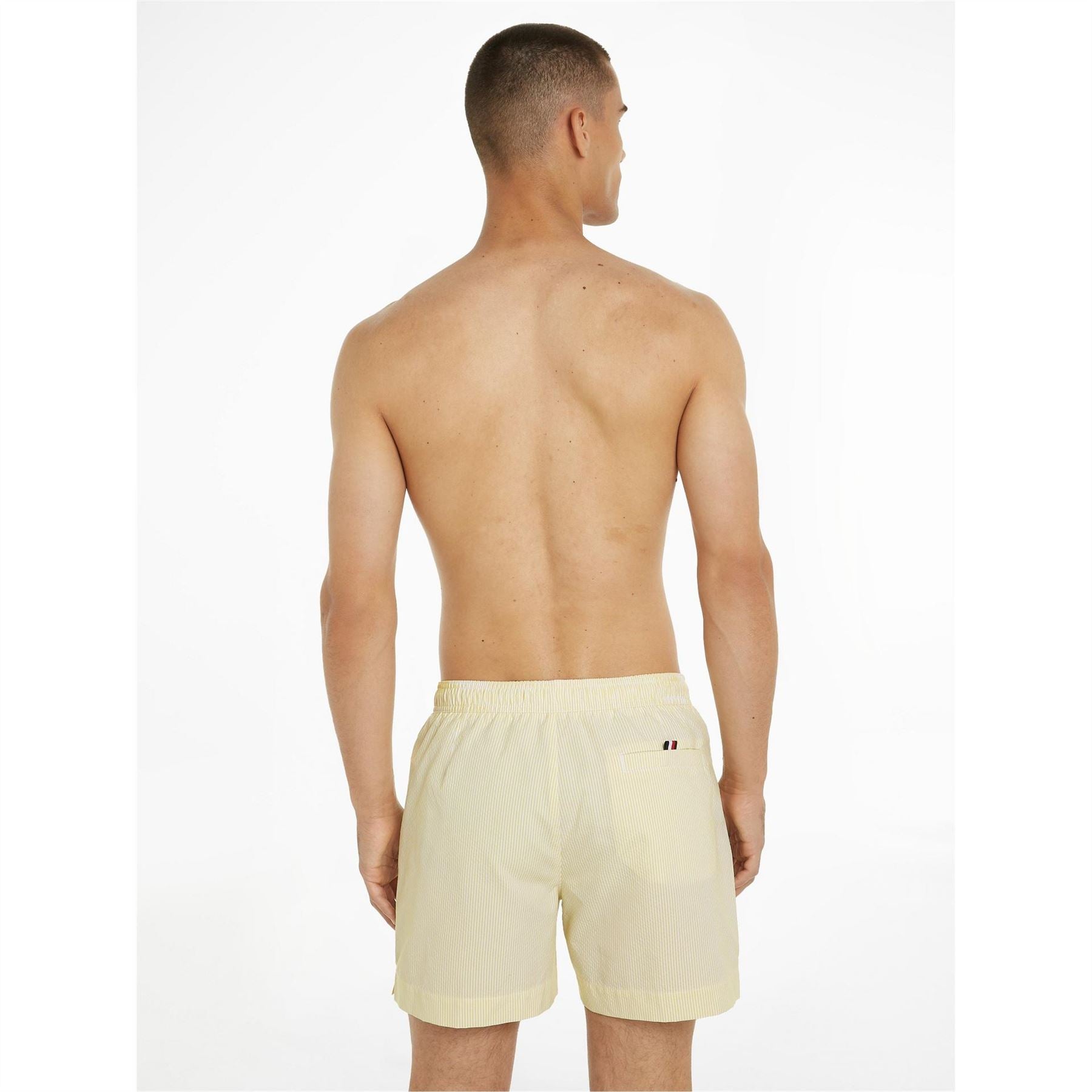 Tommy Hilfiger Ithaca Stripe Medium Length Drawstring Swim Shorts