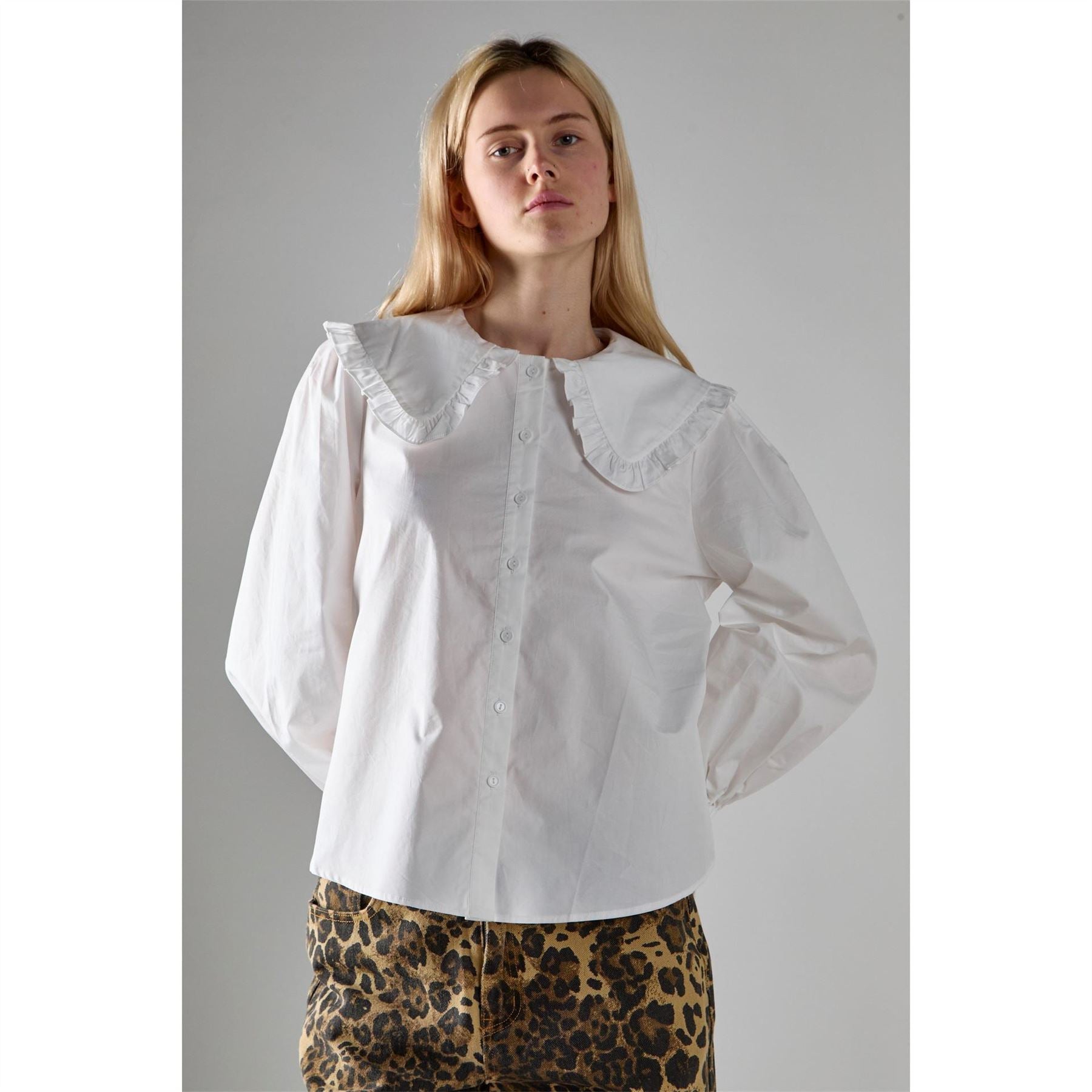 Glamorous Statement Collar Blouse