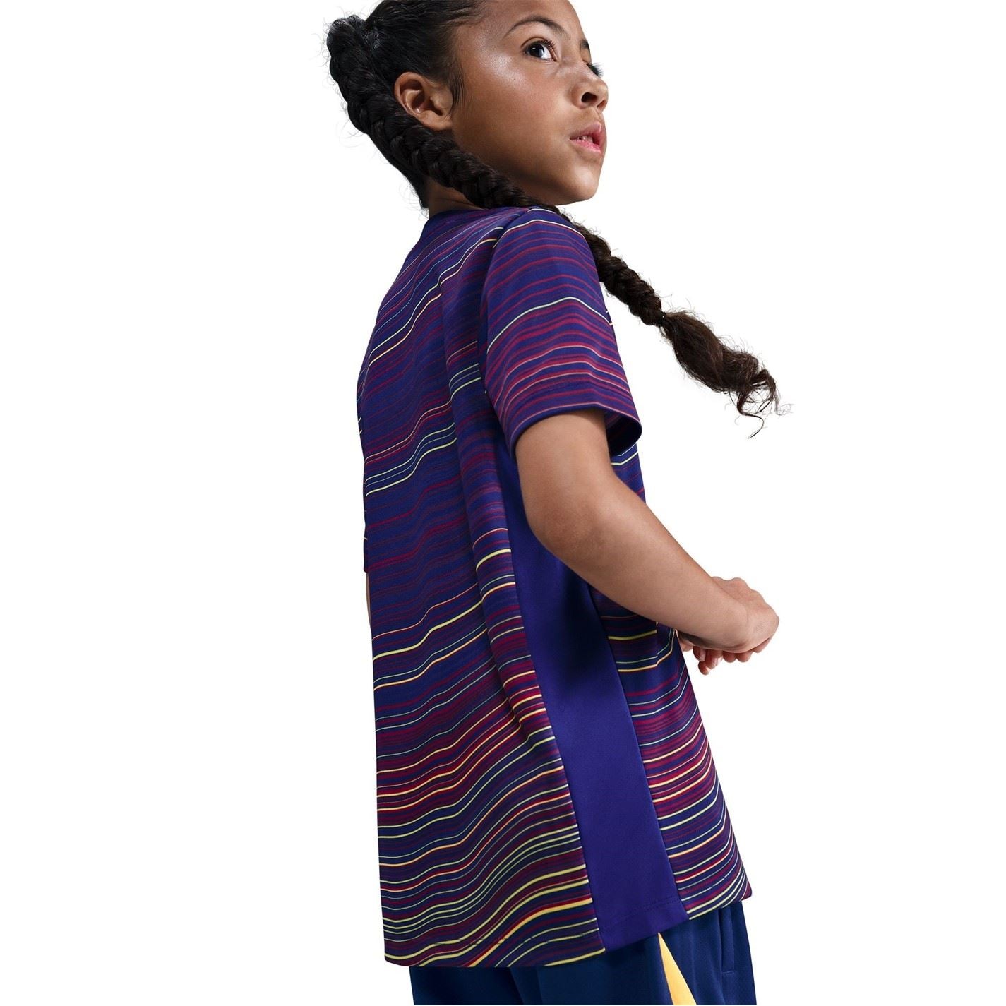 Nike Barcelona Home Pre Match Shirt 2025 2026 Juniors