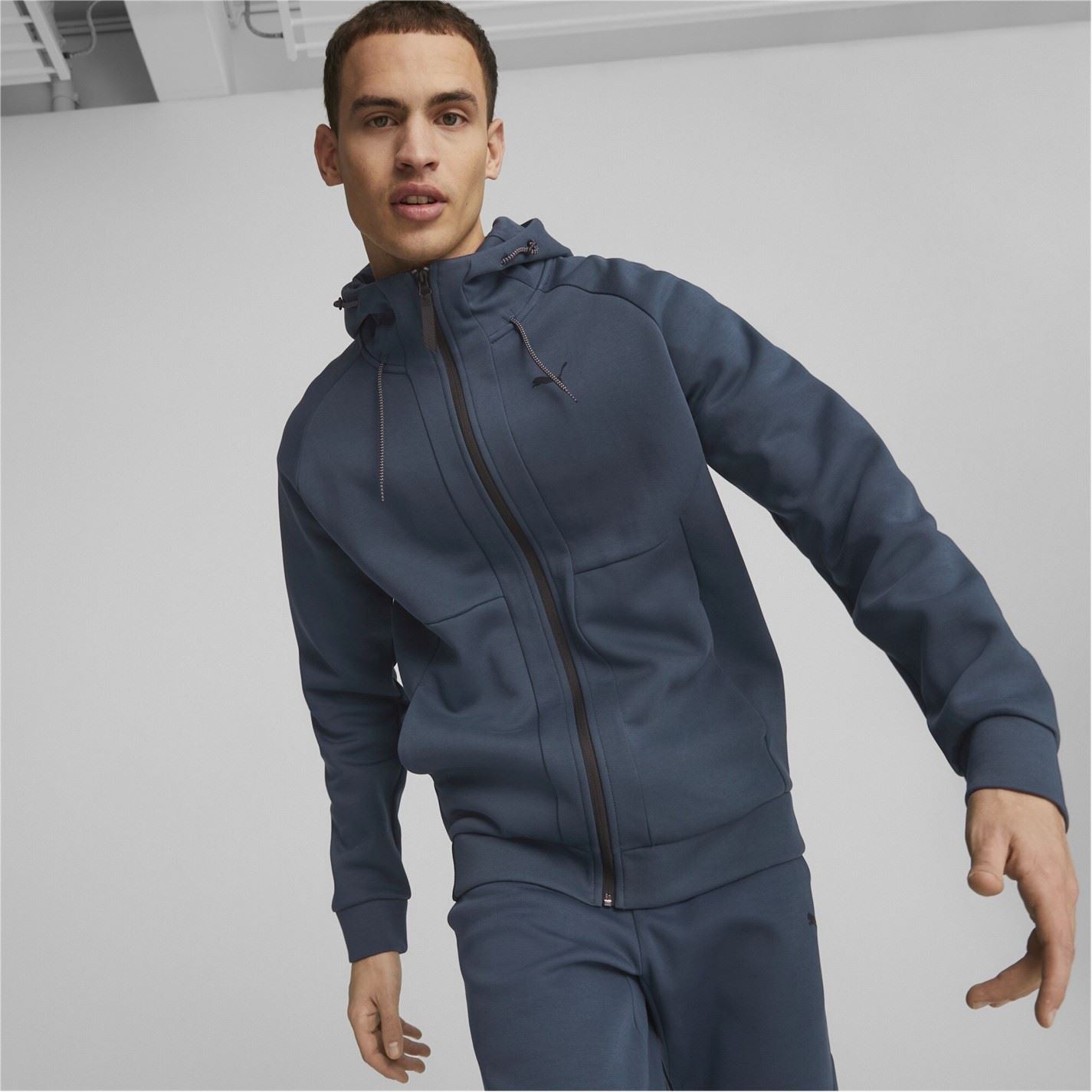 Puma Pumatech Hooded Sweat Jacket with Ribbed Cuff