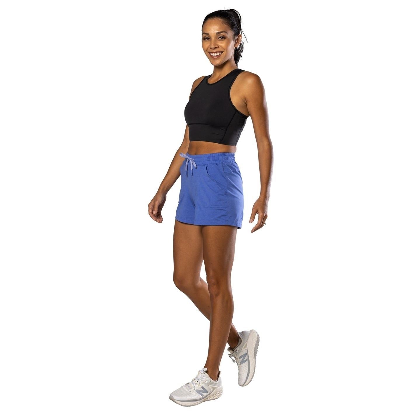 Nathan Solid Patterned 365 Bermuda Shorts with Pockets