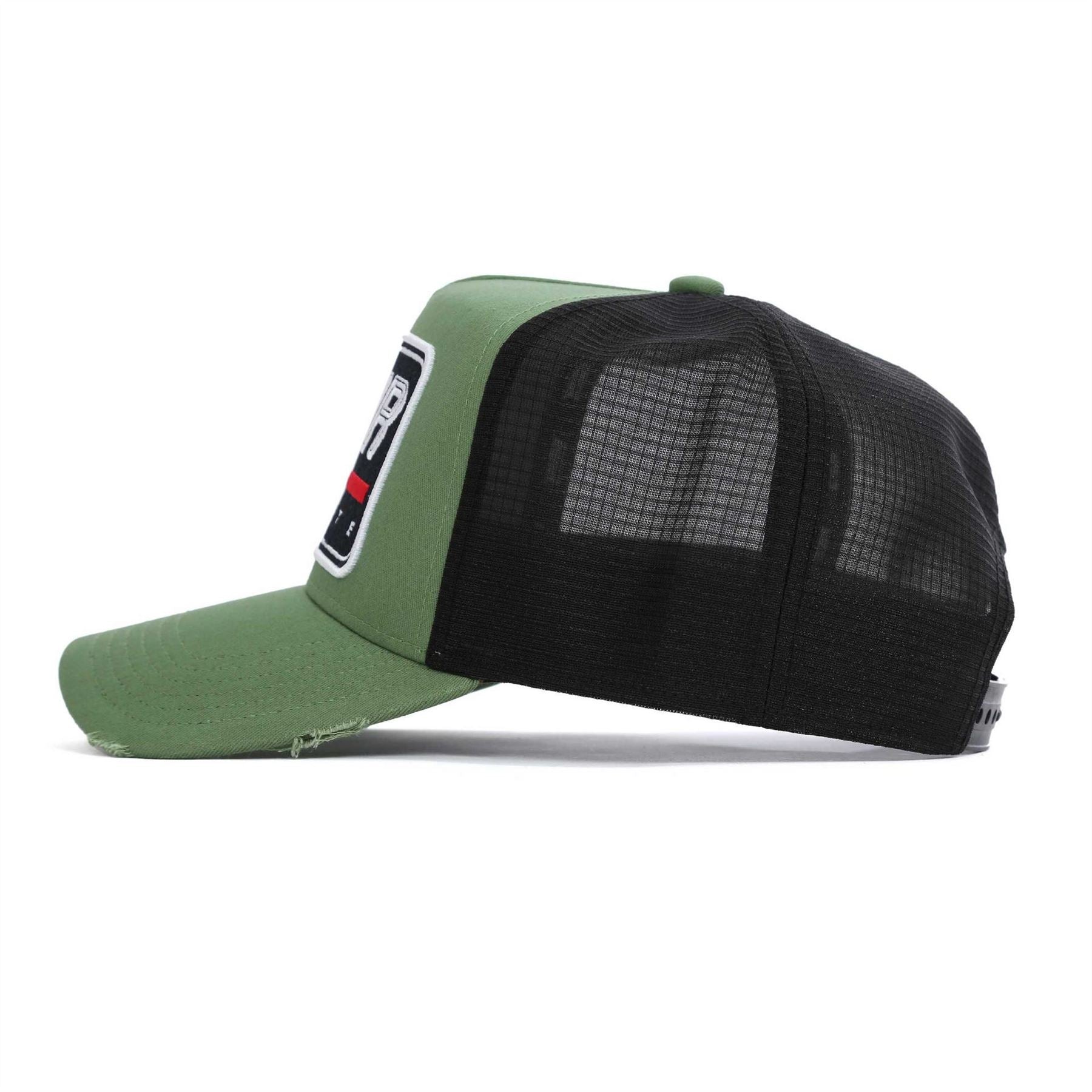 Societe Noir Paris Lettering Trucker Cap