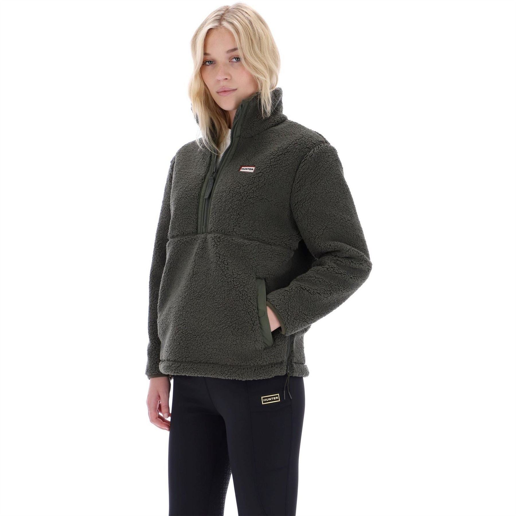 Hunter Borg Funnel Neck Long Sleeve Sweatshirt