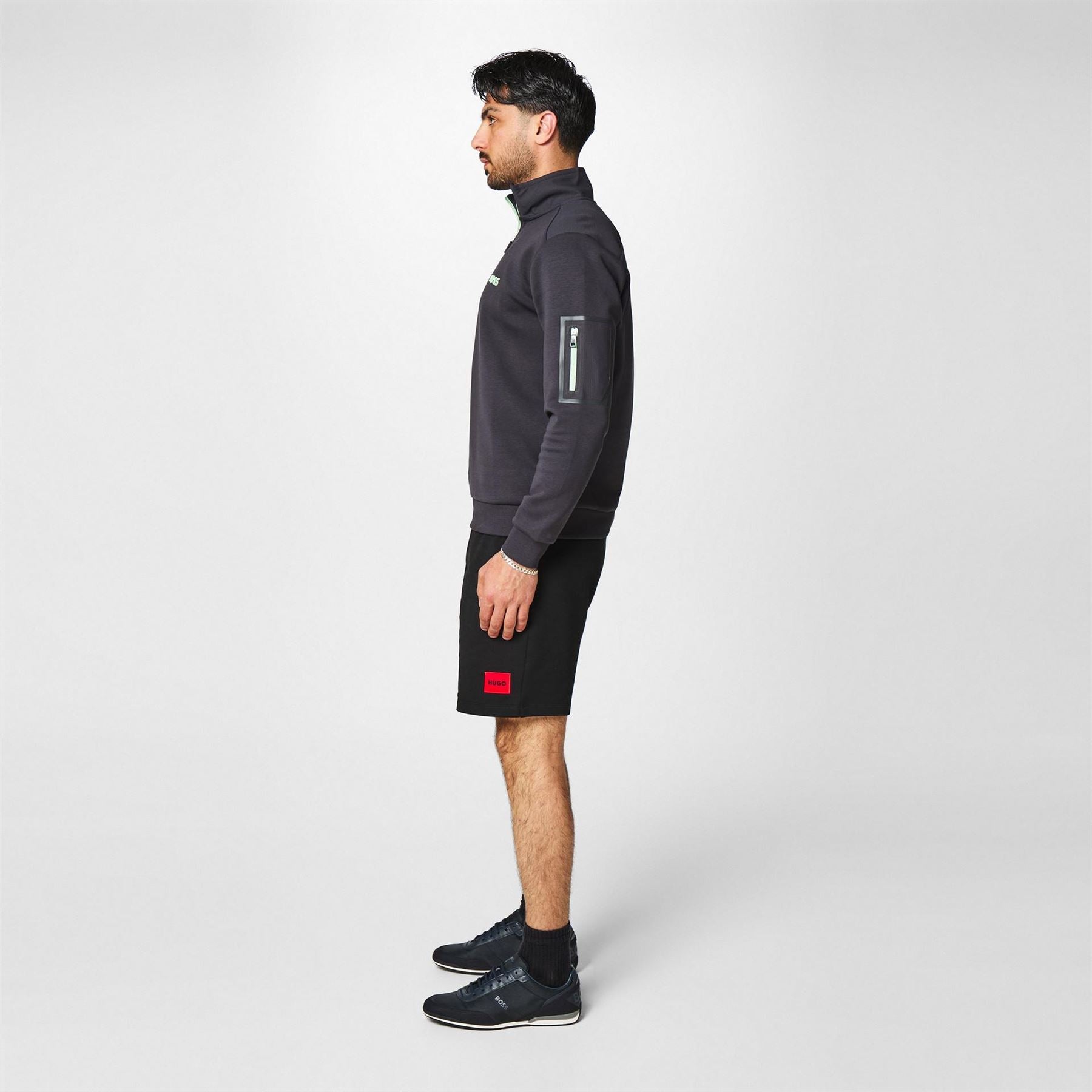 Boss Saturn Low Top Everyday Trainers With Technical Mesh