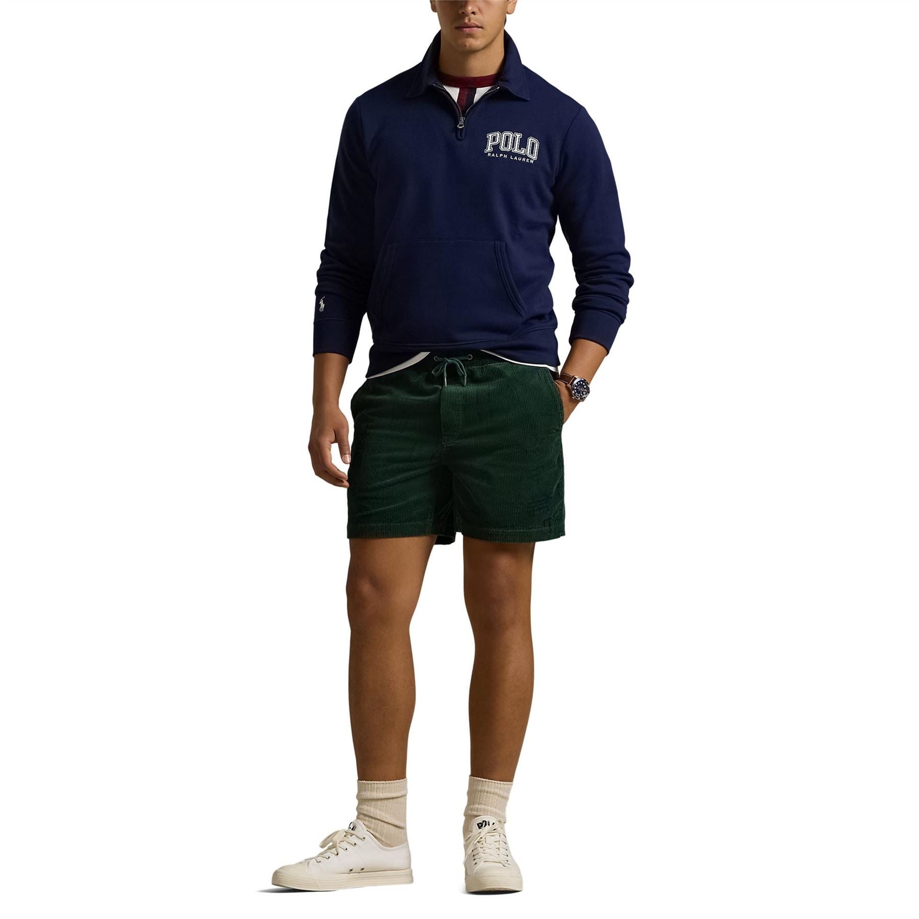 Polo Ralph Lauren Polo Logo Zip Neck Sweatshirt
