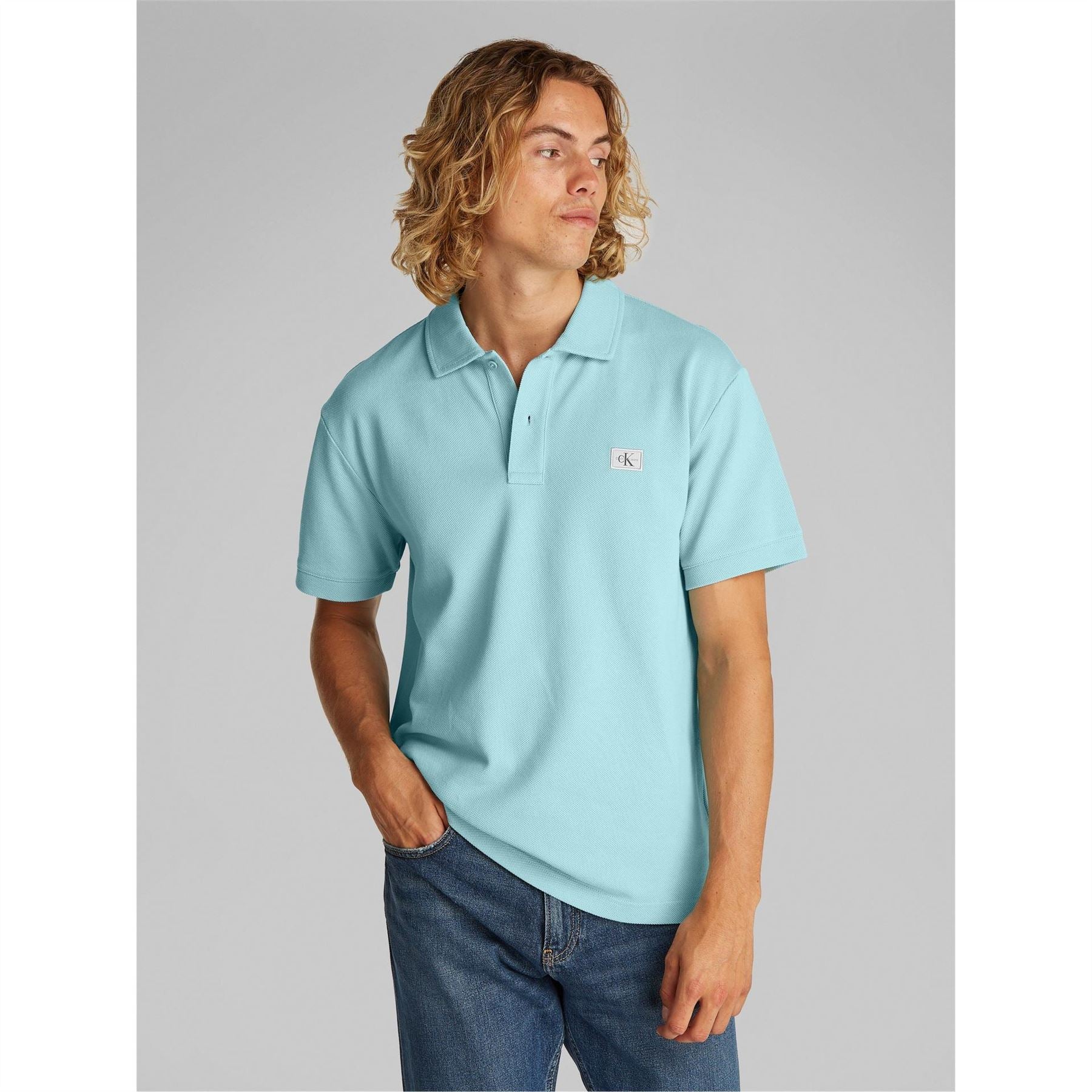 Calvin Klein Jeans Regular Fit Short Sleeve Polo Shirt