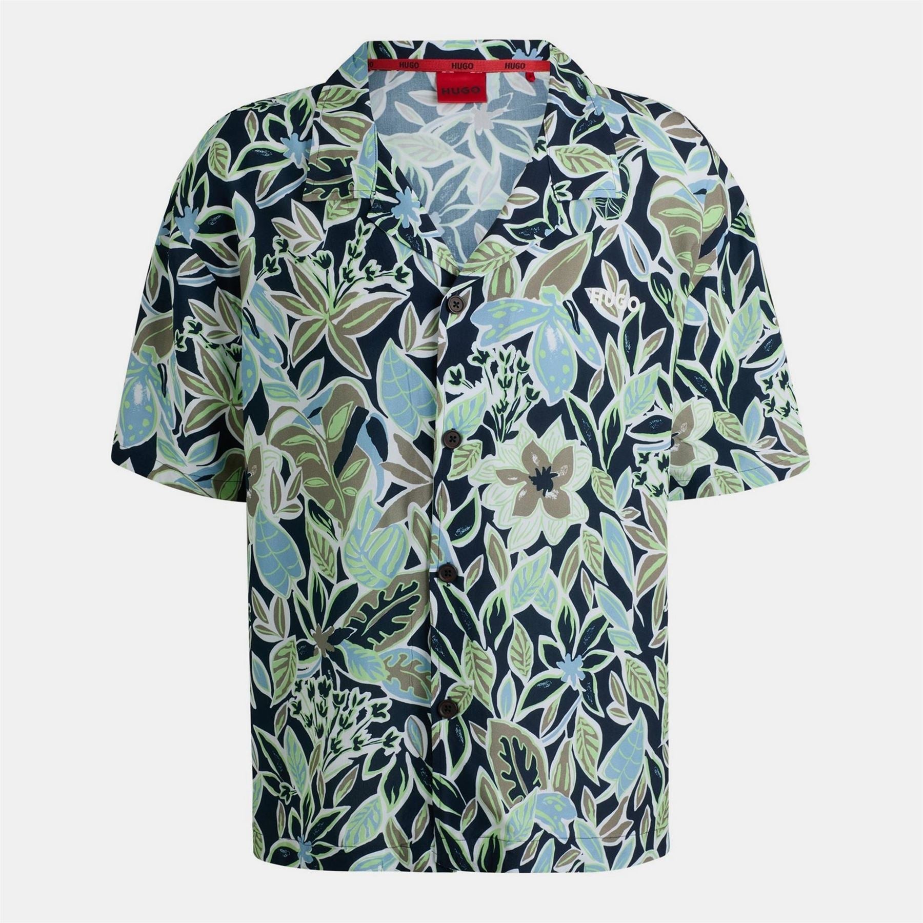 Hugo Beach Relaxed Short Sleeve Plain Shirt