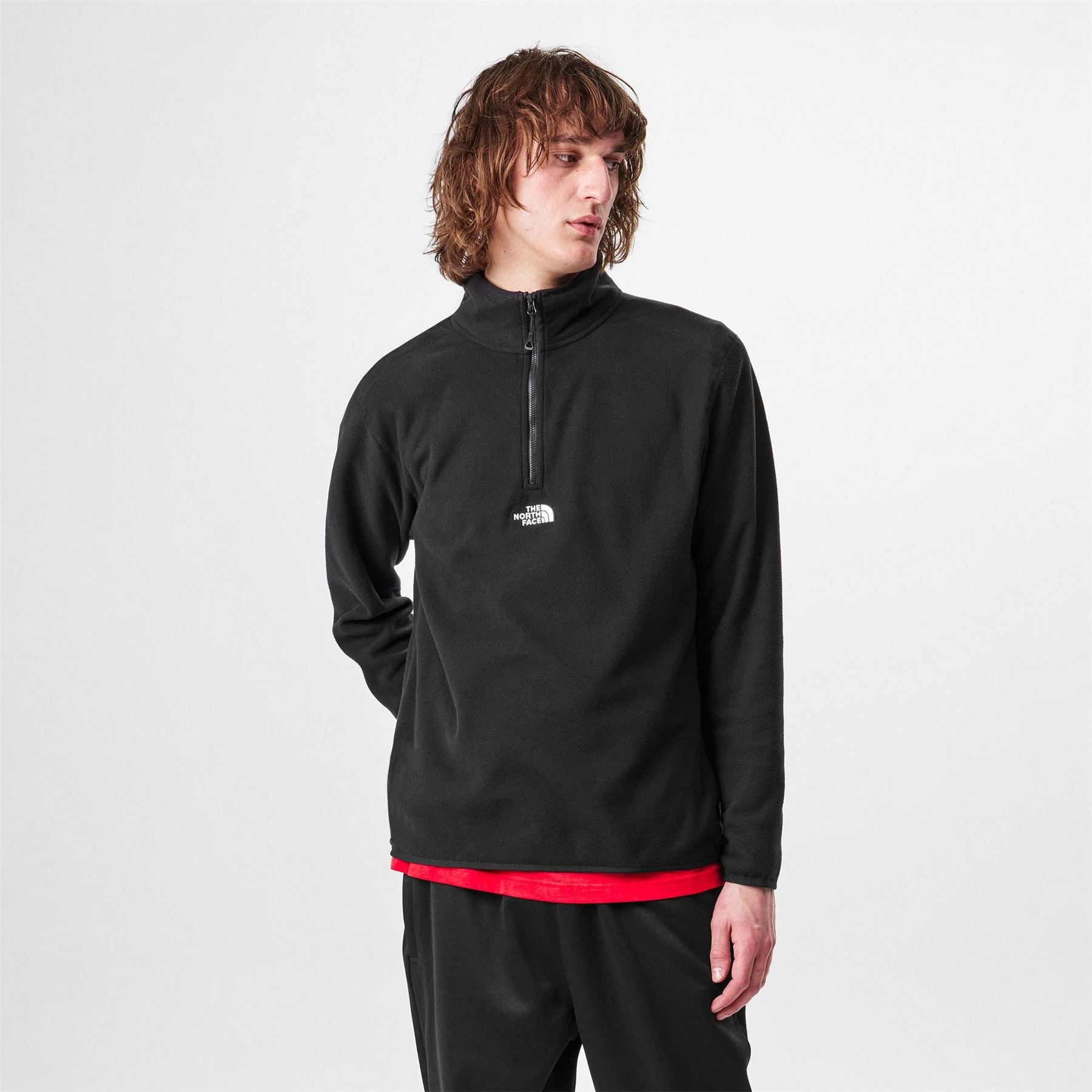 The North Face Glacier Quarter Zip Embroidered Sweatshirt