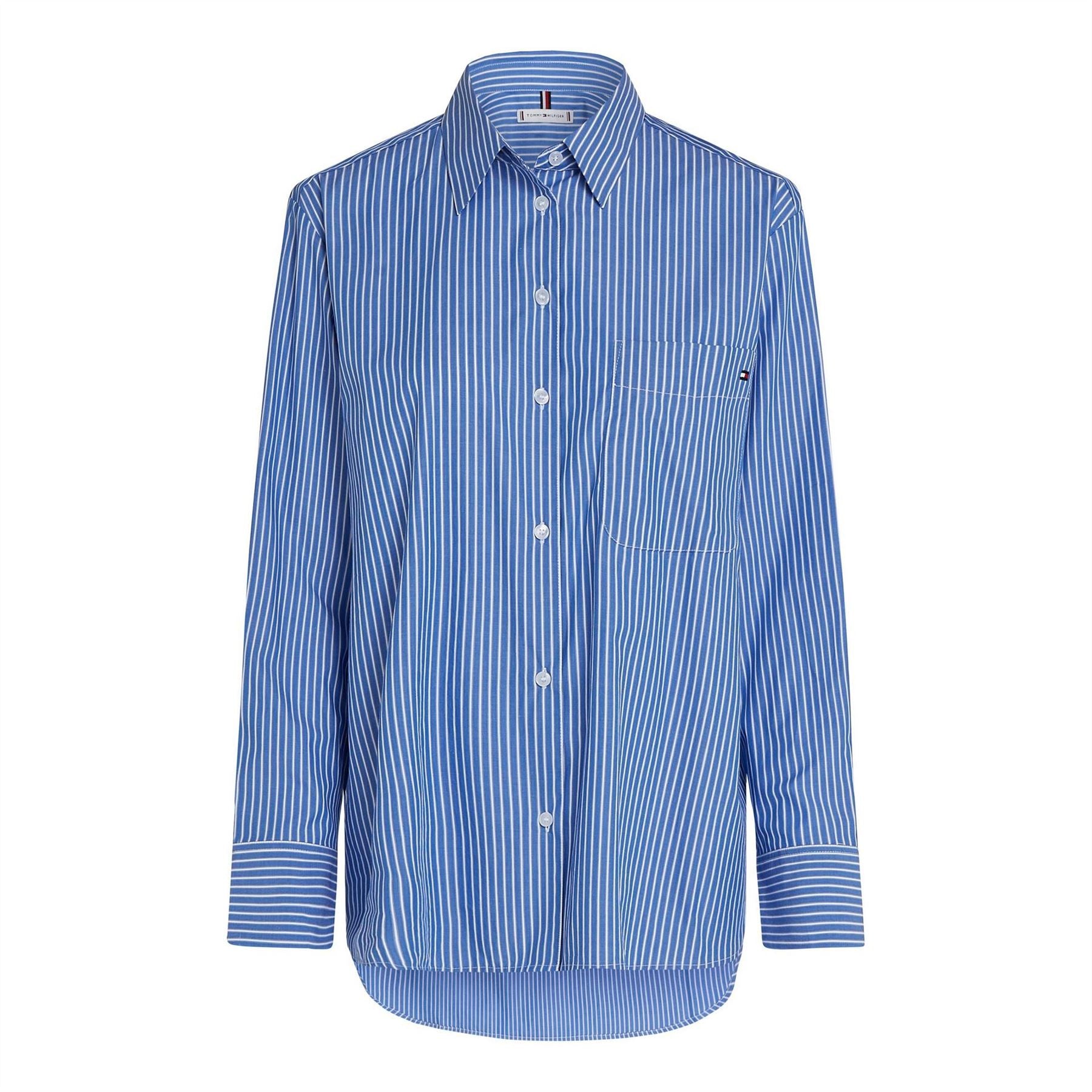 Tommy Hilfiger Easy Fit Long Sleeve Patterned Shirt
