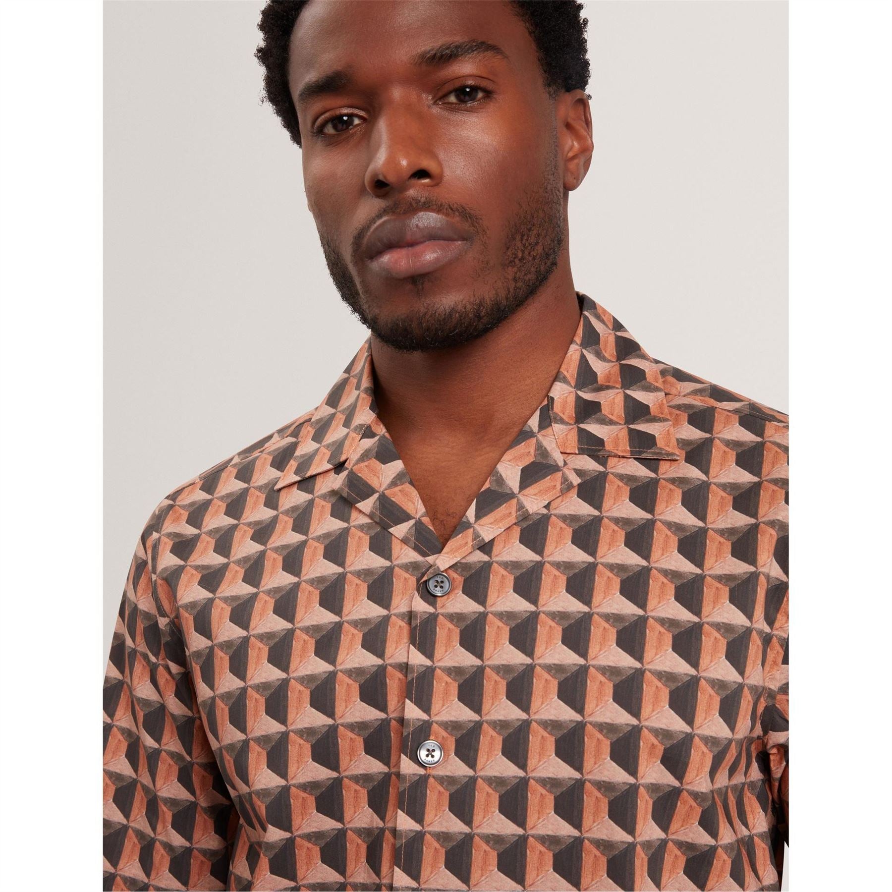 Ted Baker Ssrelx Geoshirt Sn62