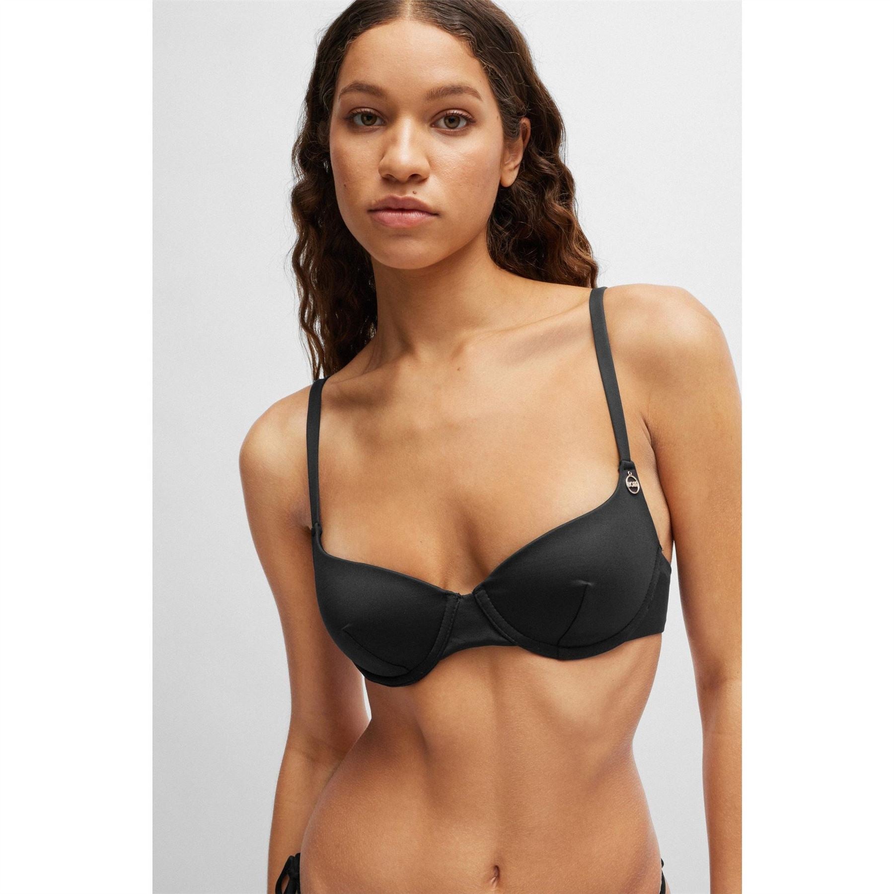 Boss Bella Solid Patterned Sports Bra