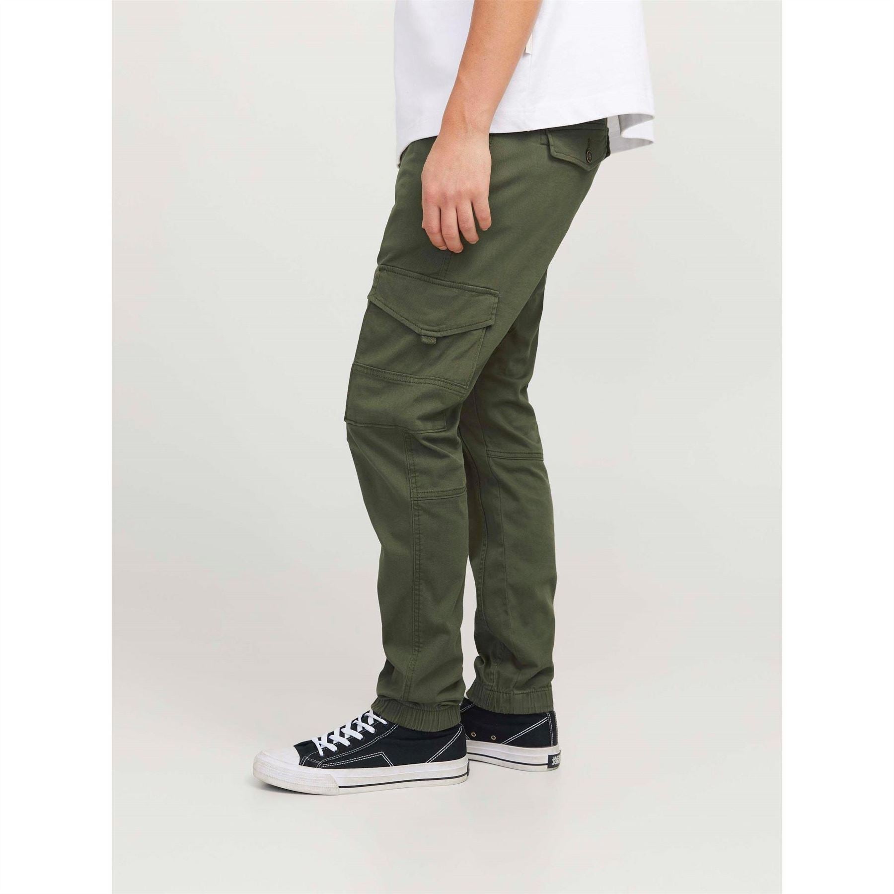 Jack and Jones Slim Stretch Cuffed Cargo Pants