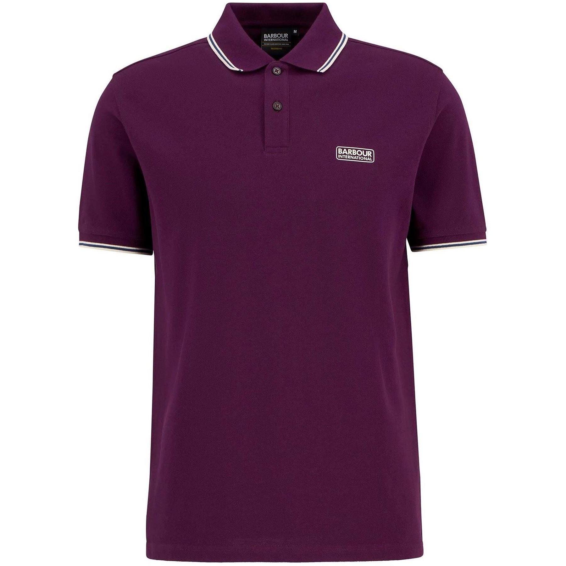 Barbour International Tipped Short Sleeve Polo Shirt