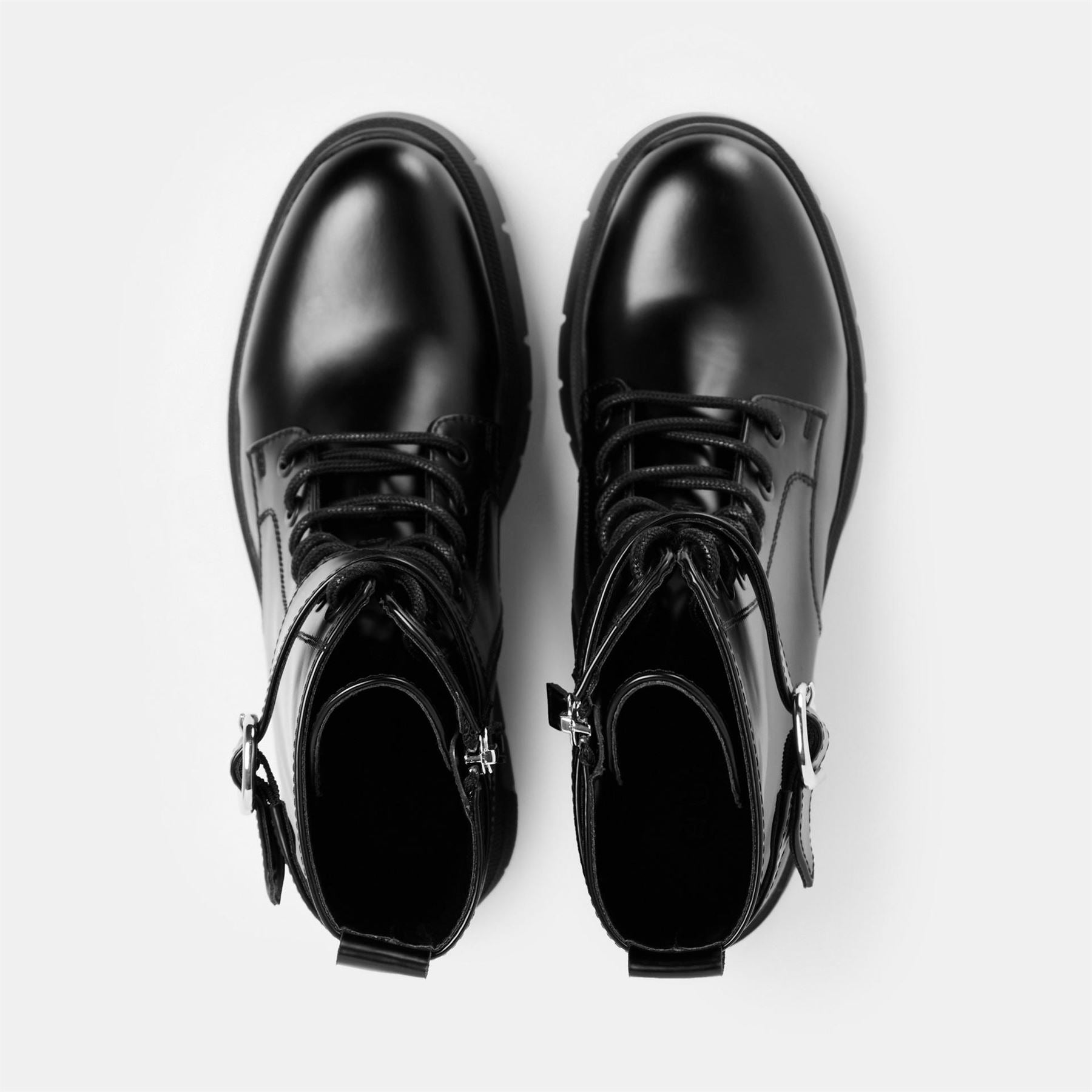 Hugo Kris Luboot Brom Combat Lace-Up Boots