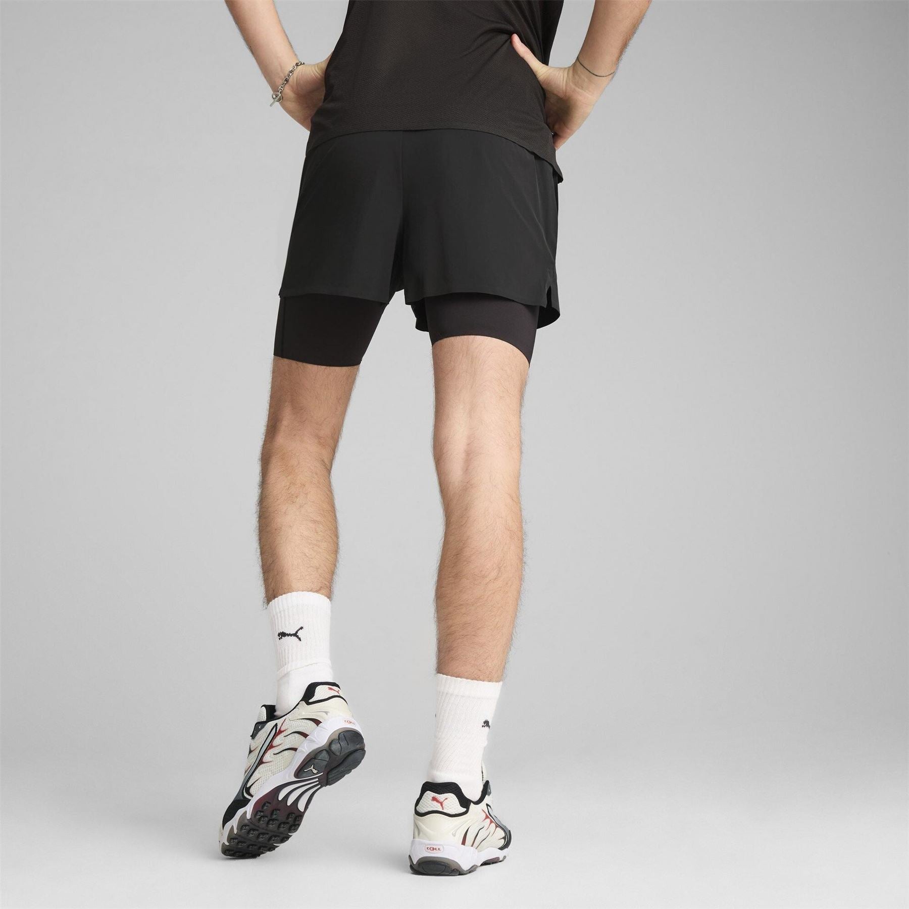 Puma Mens Sport Running Shorts Shorts