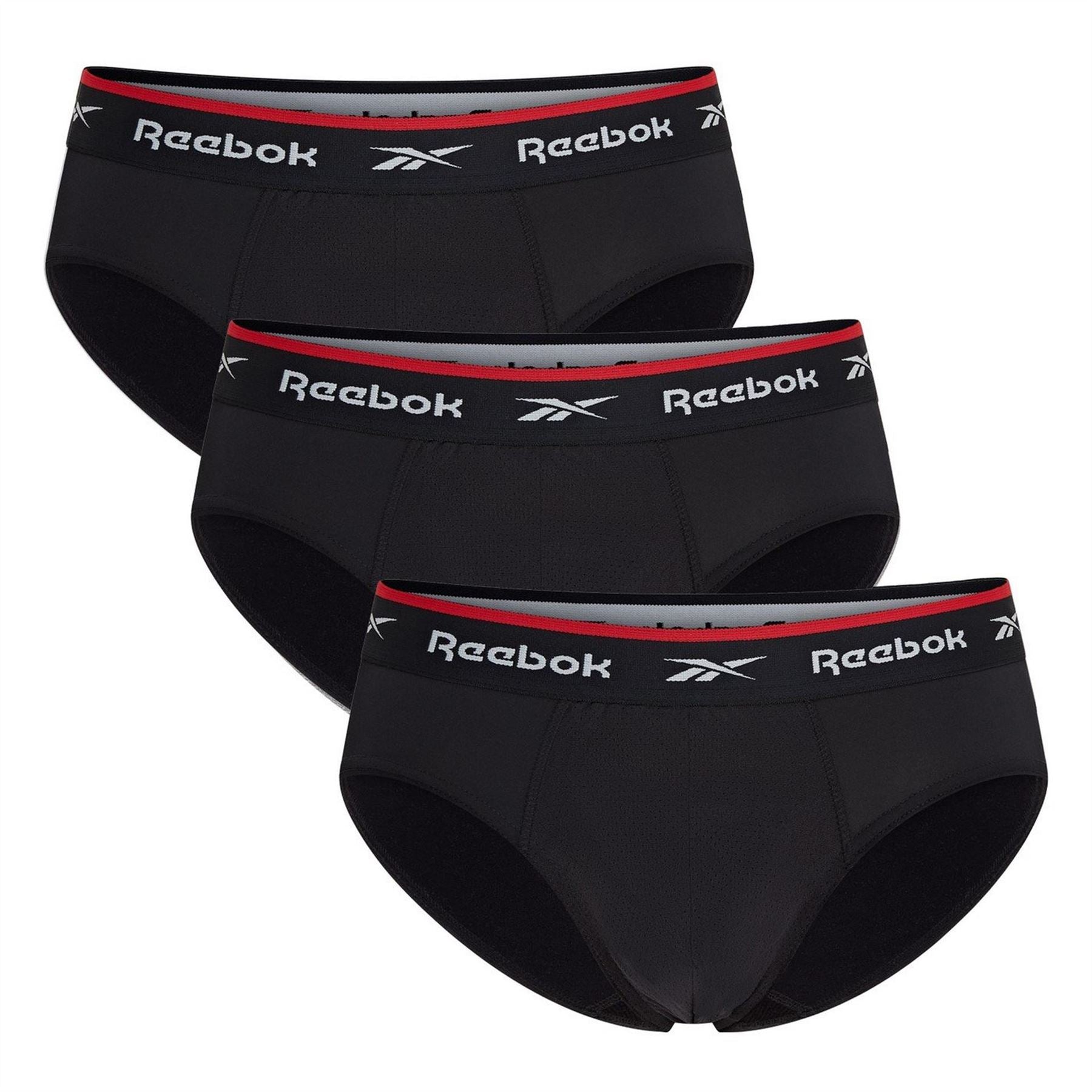 Reebok Mens 3 Pack Performance Briefs