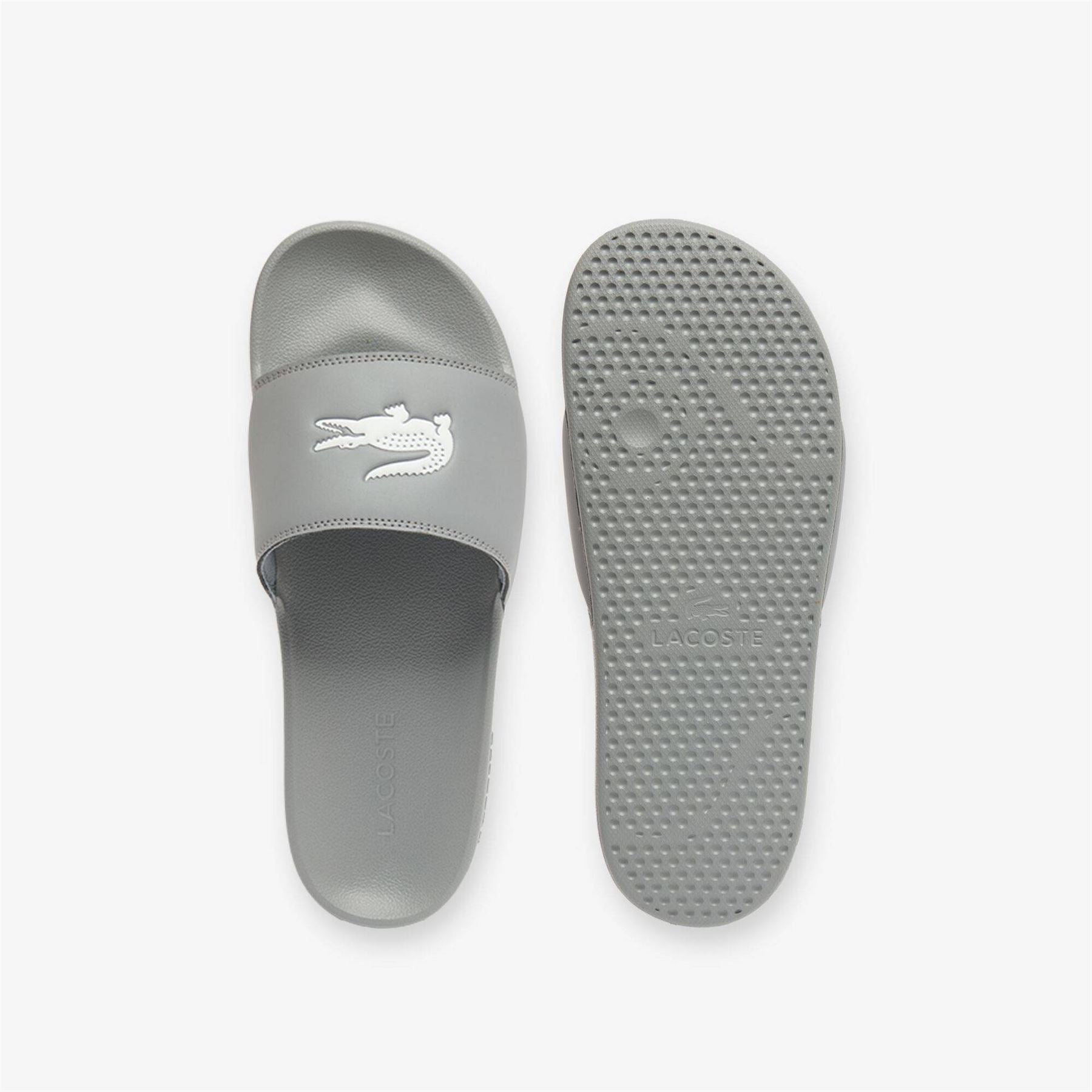 Lacoste Serve Crocodile Print Slide Mules