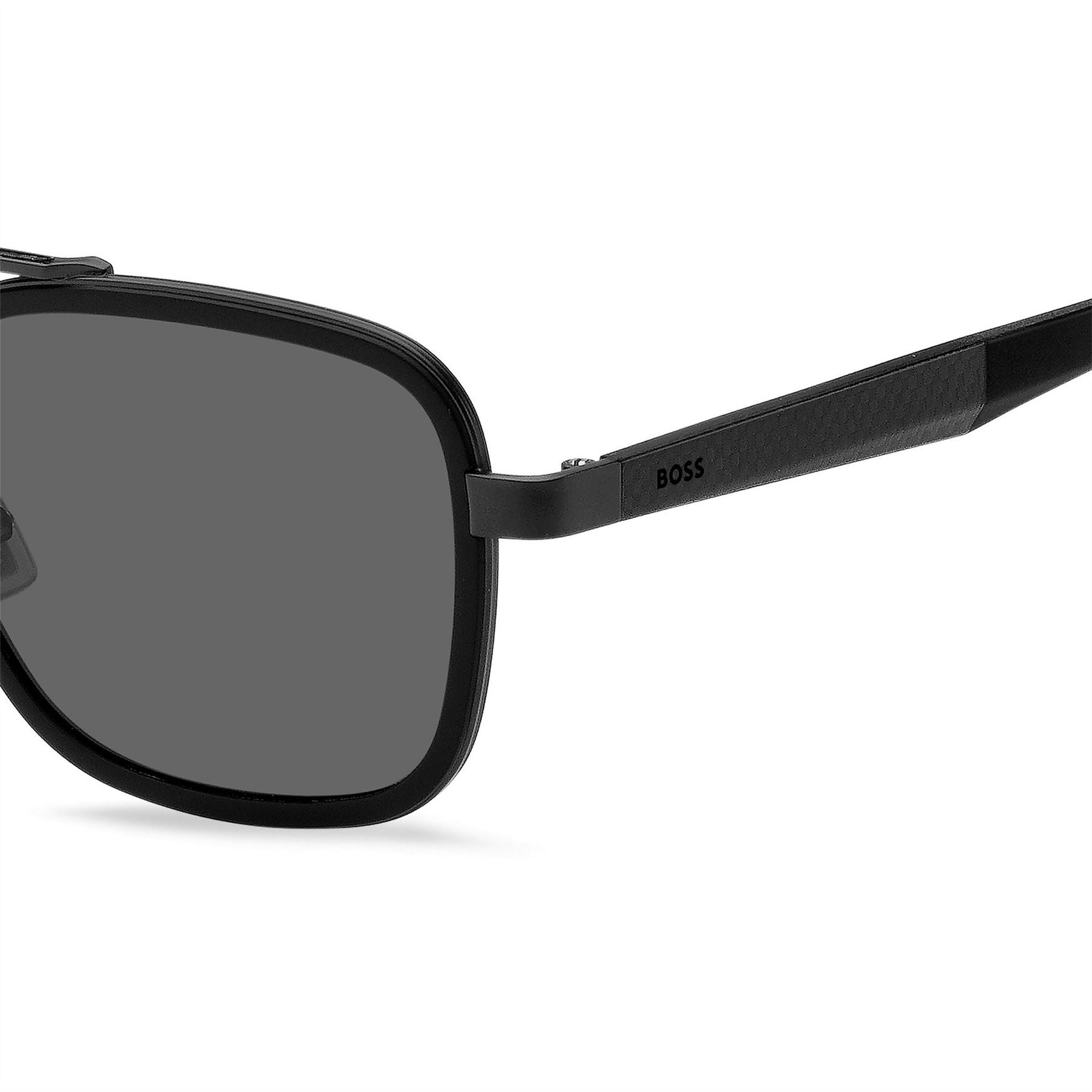 Boss Double Bridge Round Sunglasses