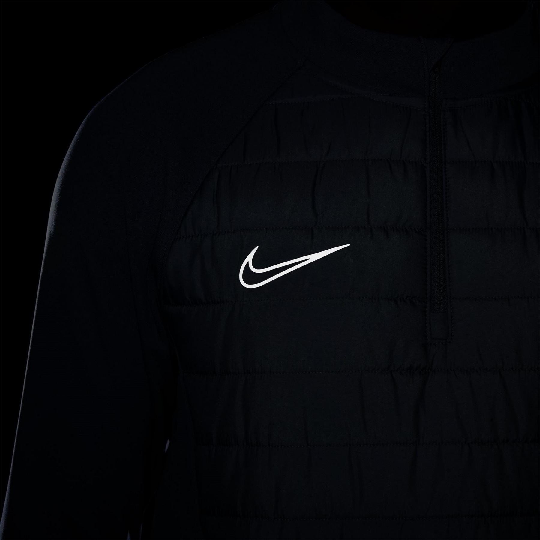Nike Mens Academy Winter Warrior Therma Fit 1 2 Zip Football Top