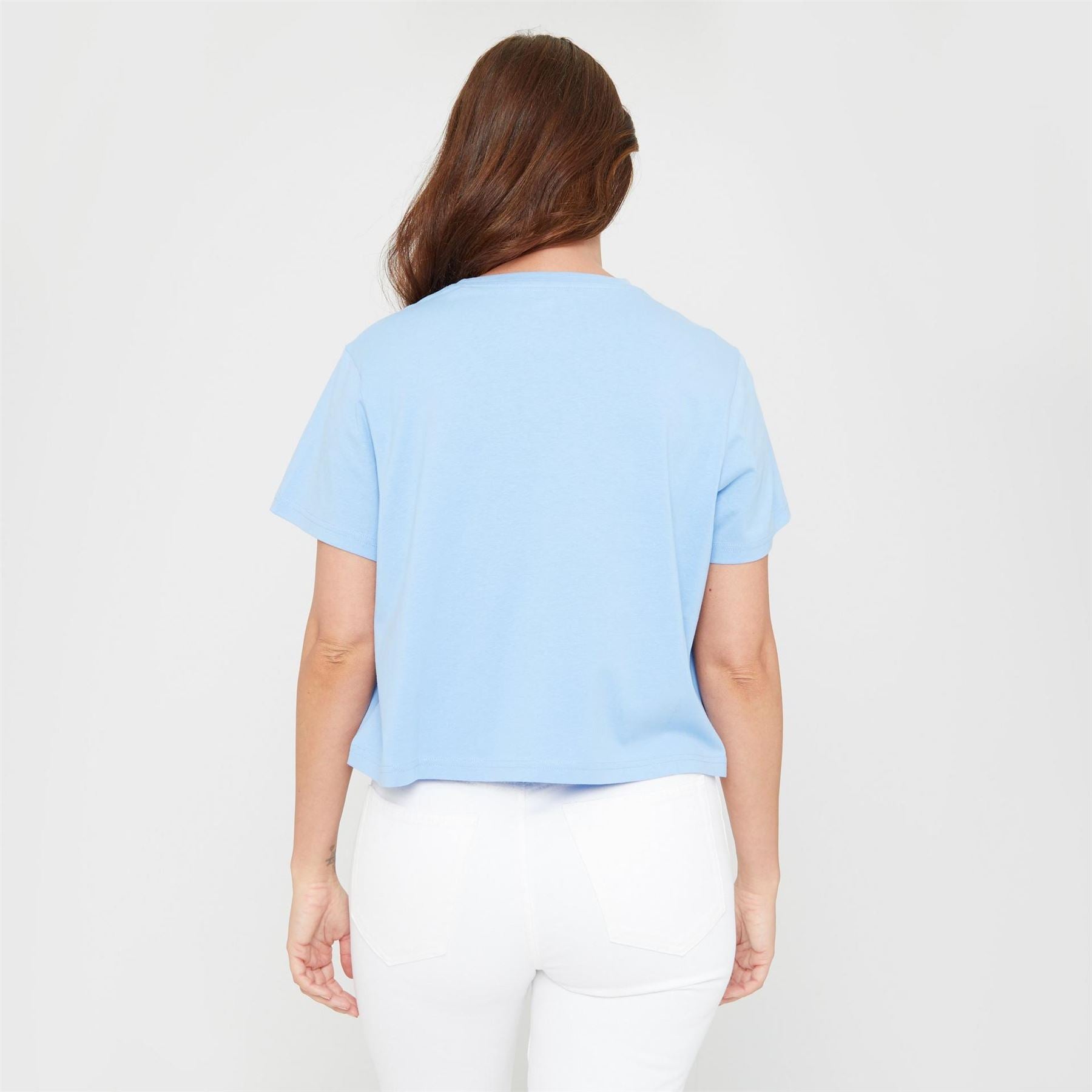 Be You Boxy Fit Cropped Crew Neck T-Shirt