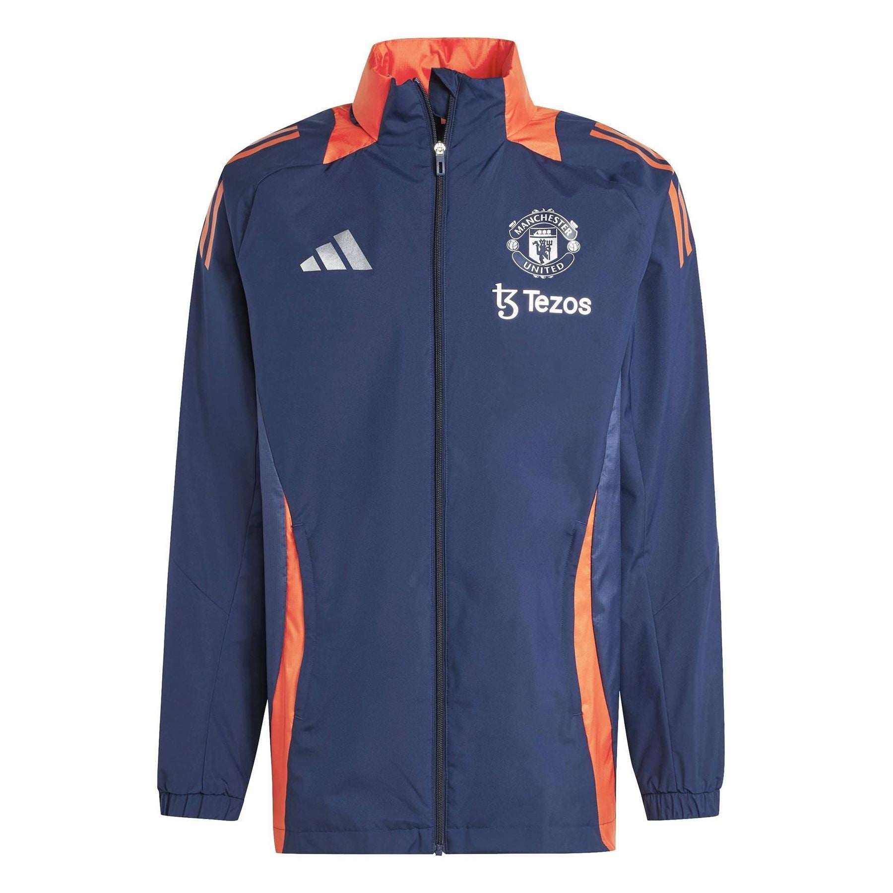adidas Tiro 24 Manchester United Water Resistant 2024 25 Licensed Rain Anorak