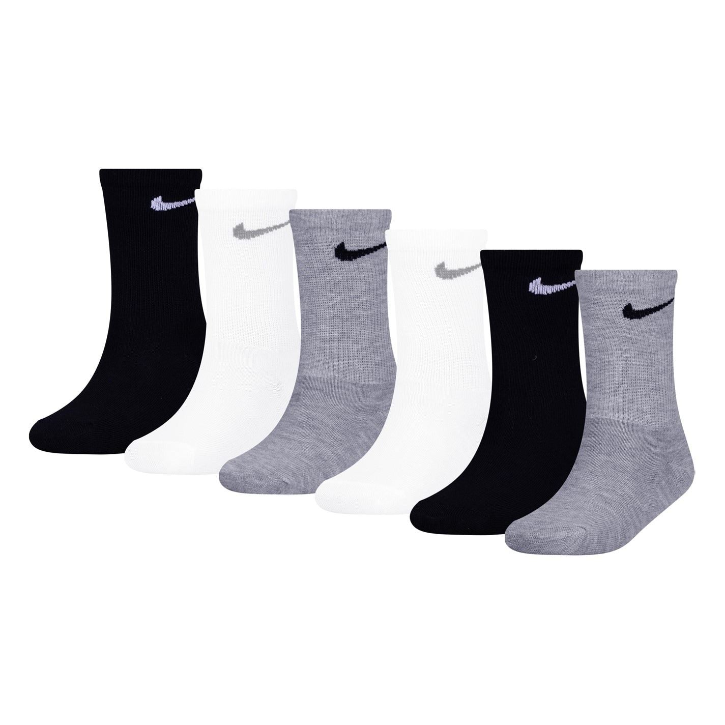 Nike 6 Pack Of Crew Socks Childrens