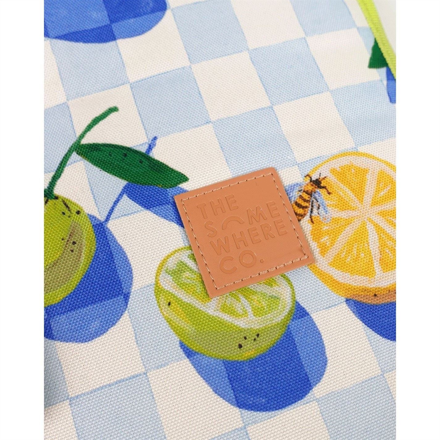 The Somewhere Co Sorrento Citrus Luxe Picnic Rug