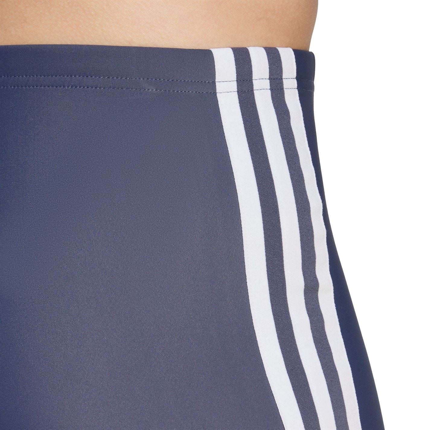 adidas Mens Primeblue 3 Stripes Swim Jammer