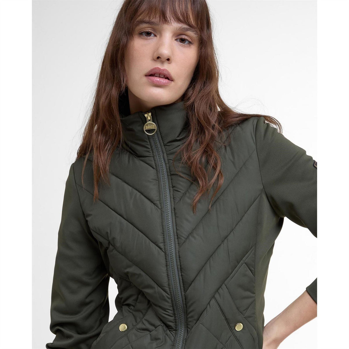 Barbour International Quilted Fleece Top