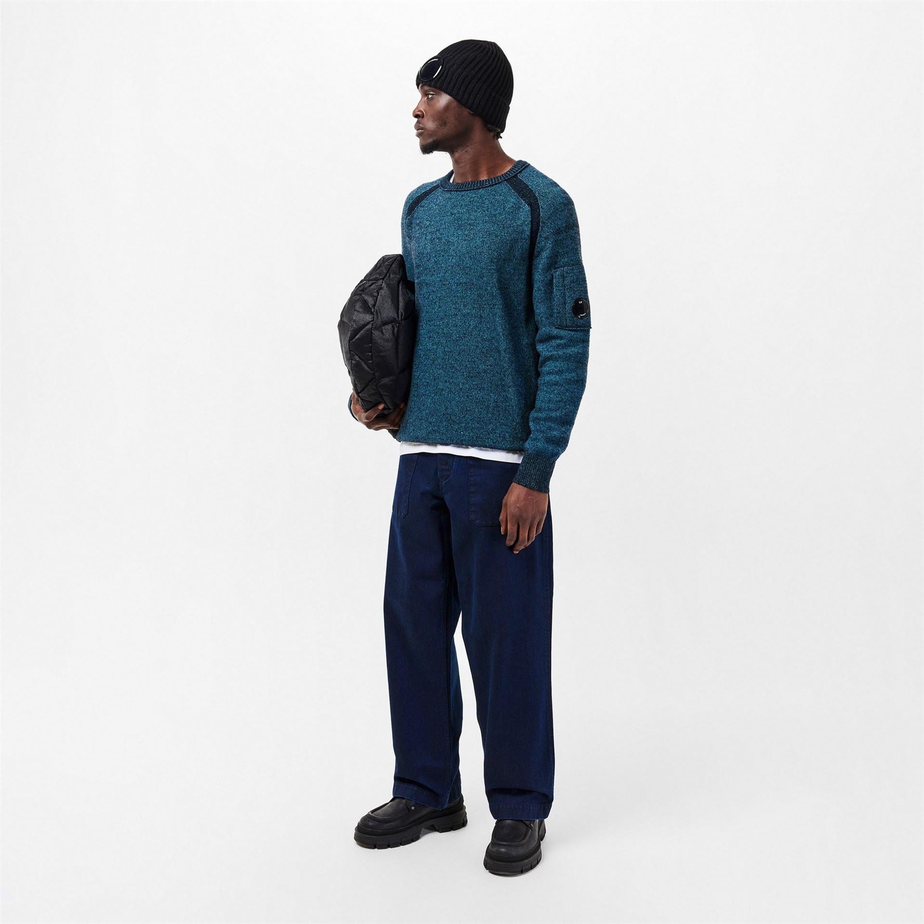 CP Company Lens Crew Knitted Turtle Neck Jumper