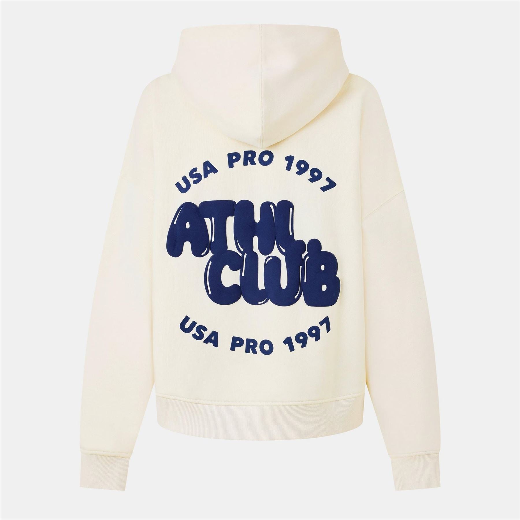 USA Pro Bubble Hooded Neck Long Sleeve Sweatshirt