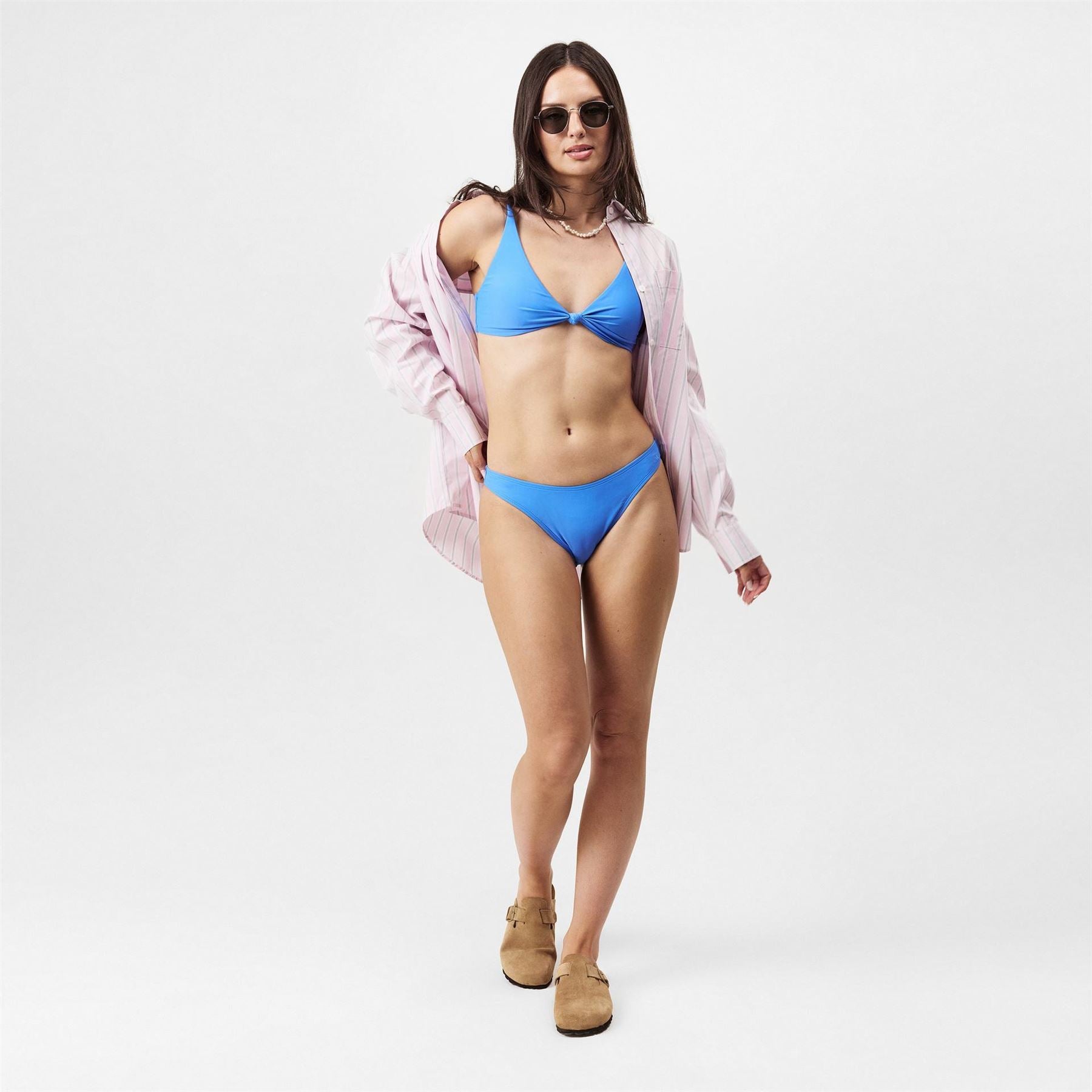 Jack Wills Knot Front Bikini Top Fruit Patterned