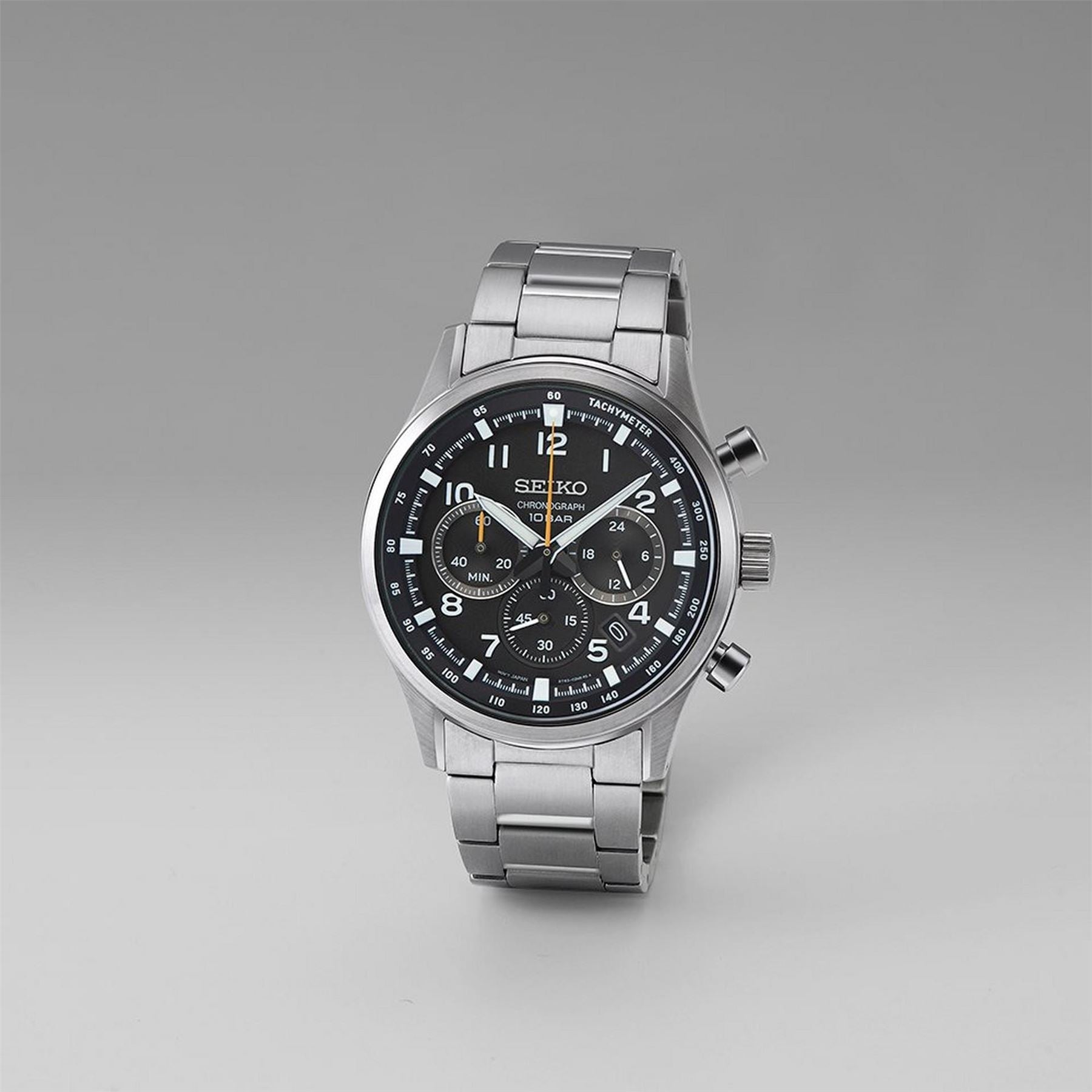 Seiko Sport Analogue Steel Bracelet Watch