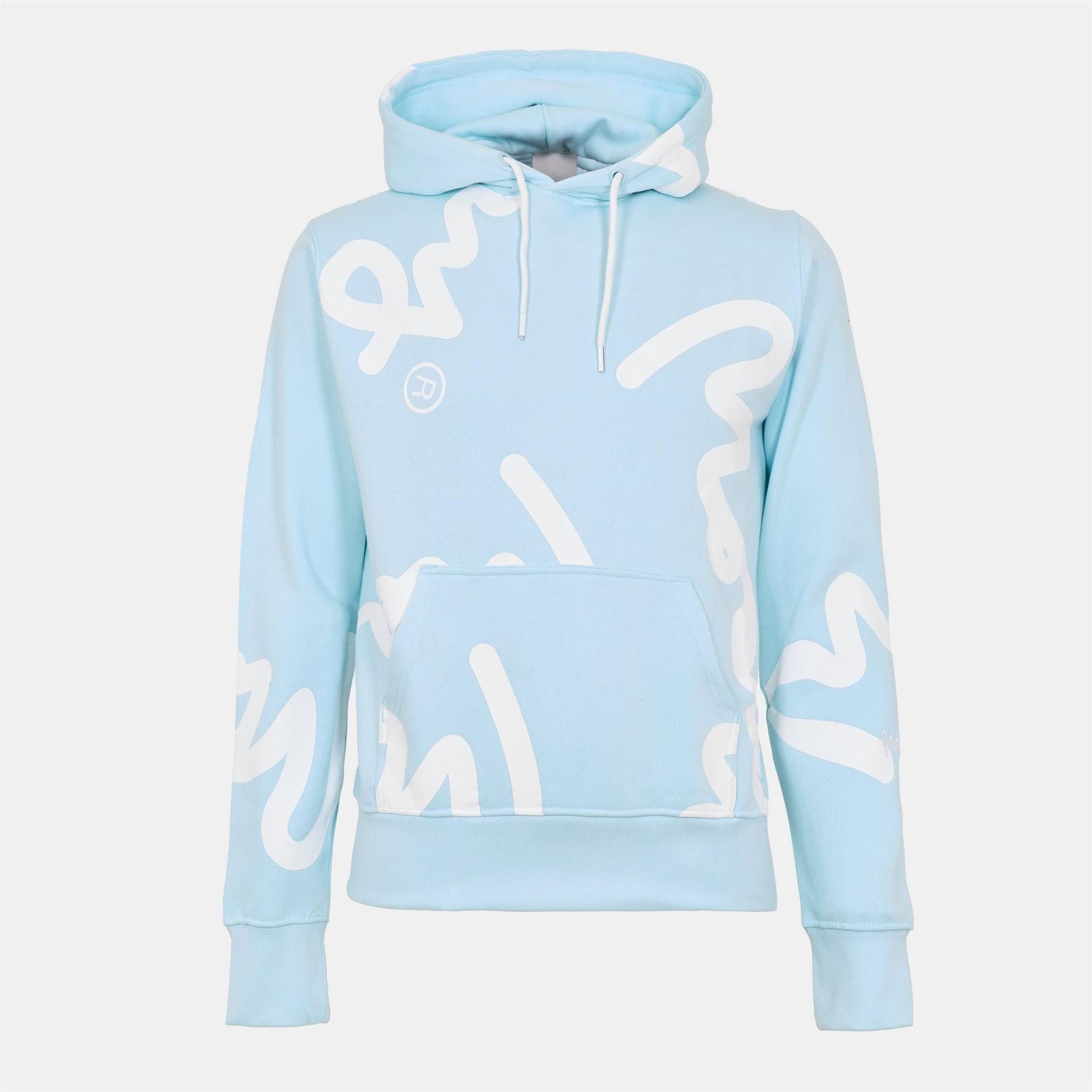 Money Lettered Branding Hooded Neck Long Sleeve Sweatshirt
