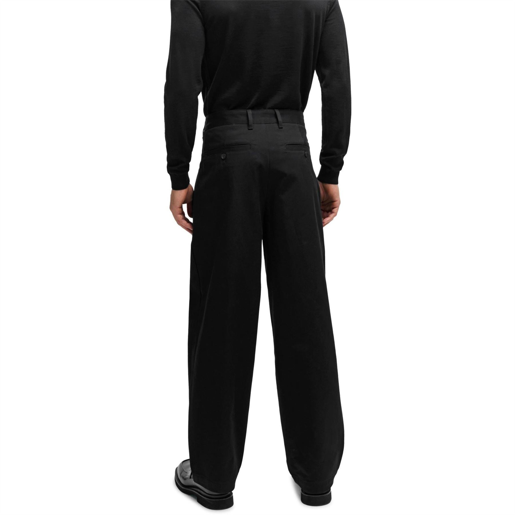 Boss Kaiden Solid Patterned Straight Chinos