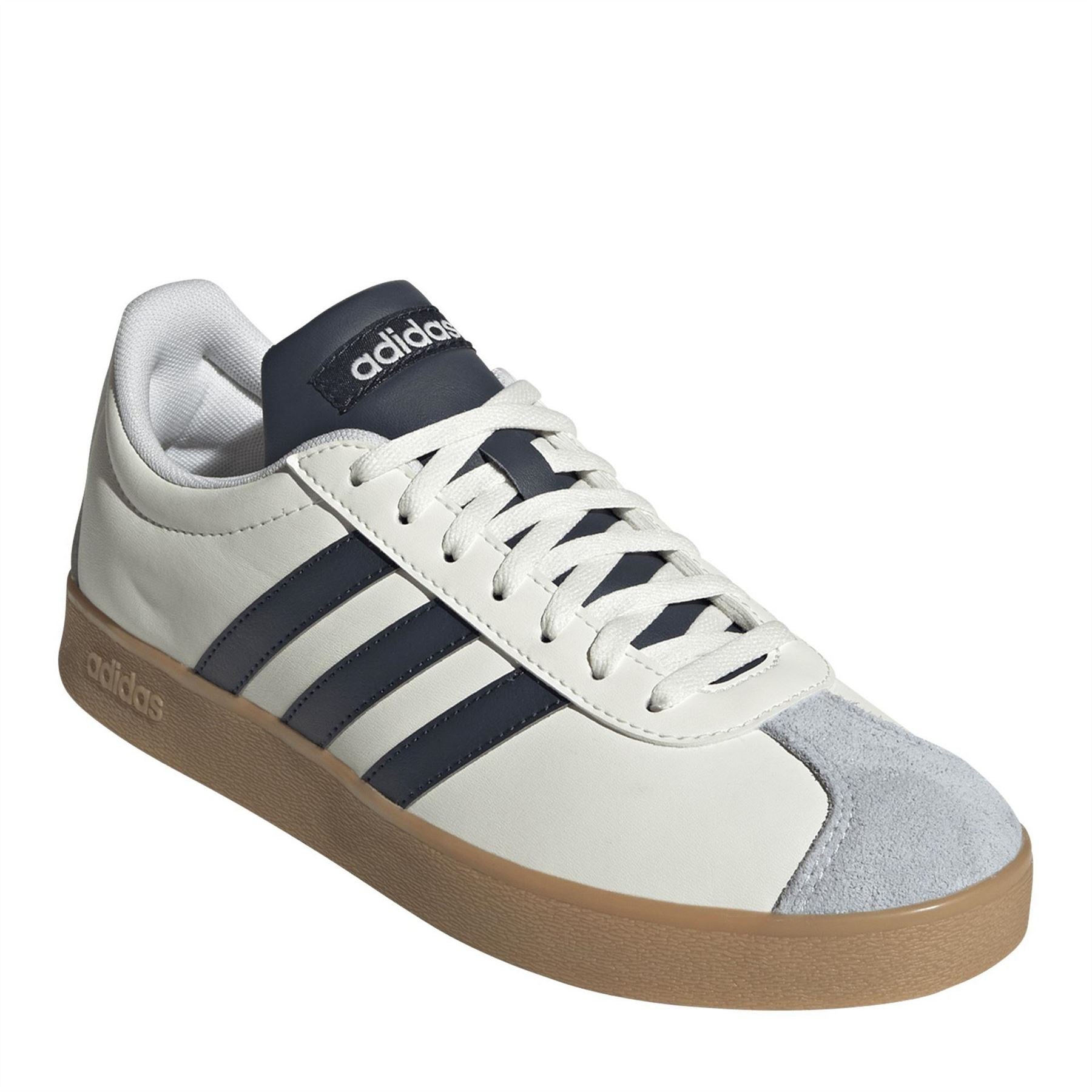 adidas VL Court Base Lace-Up Low Top Sneakers