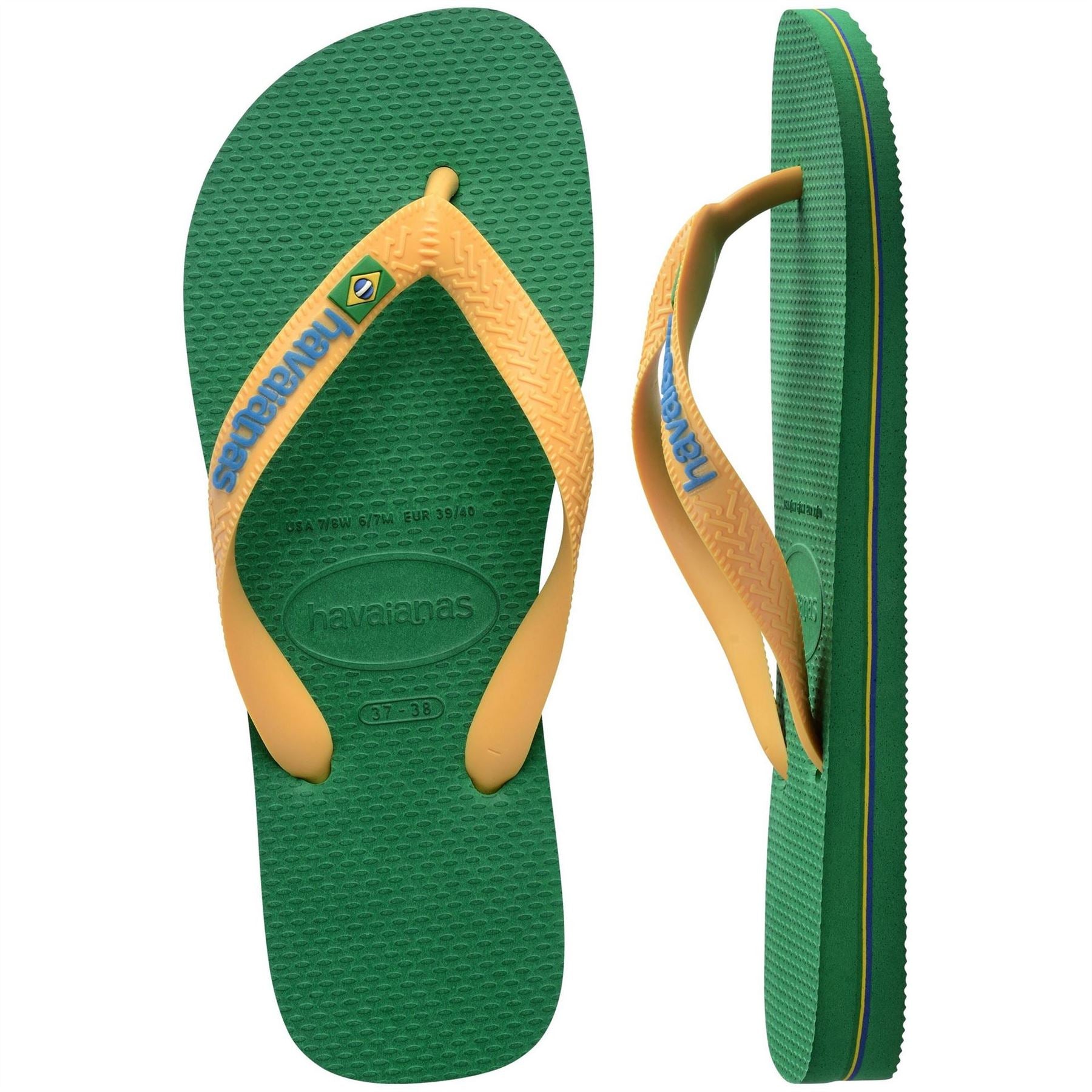 Havaianas Brasil Logo Flip Flops