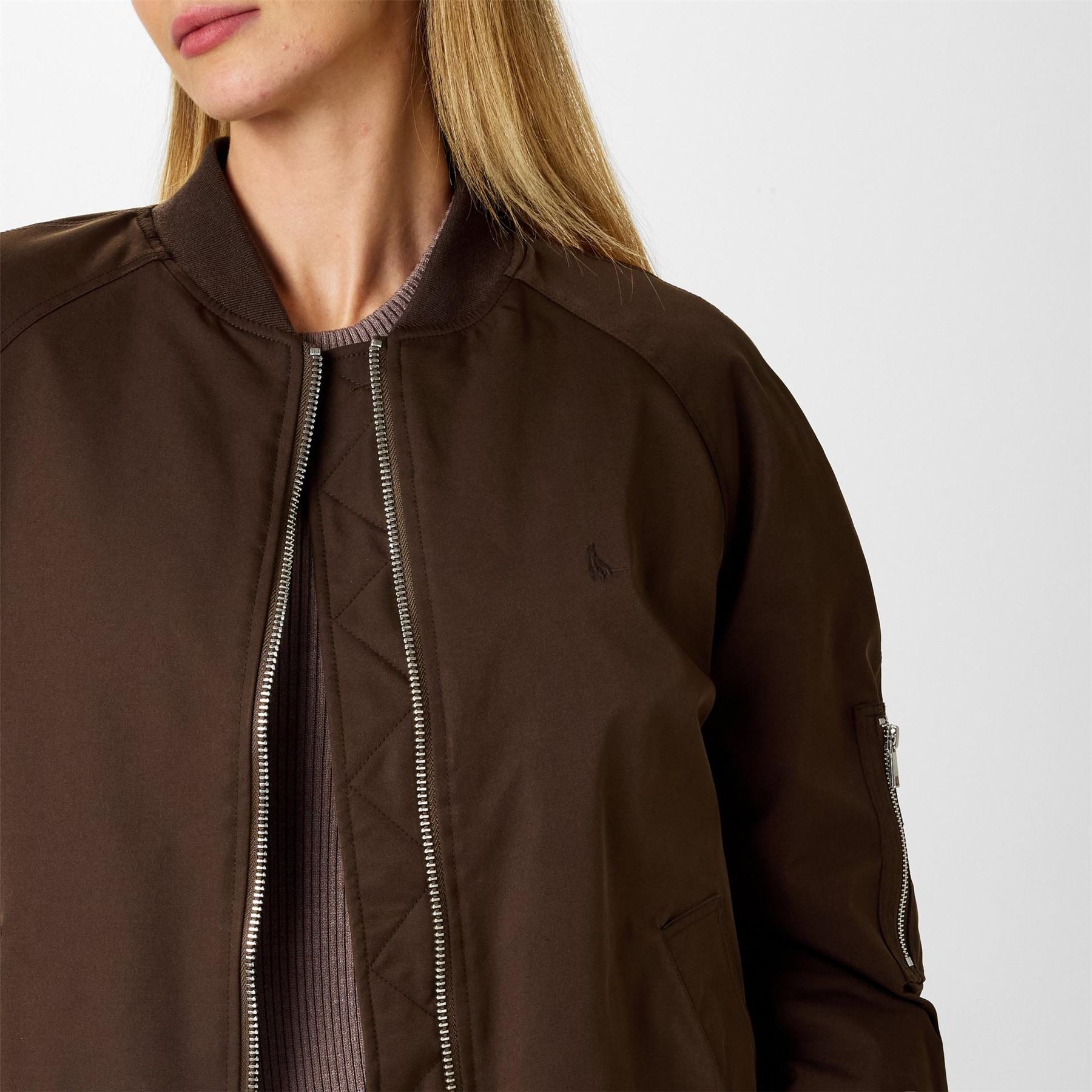 Jack Wills Short Relaxed Fit Bomber Jacket