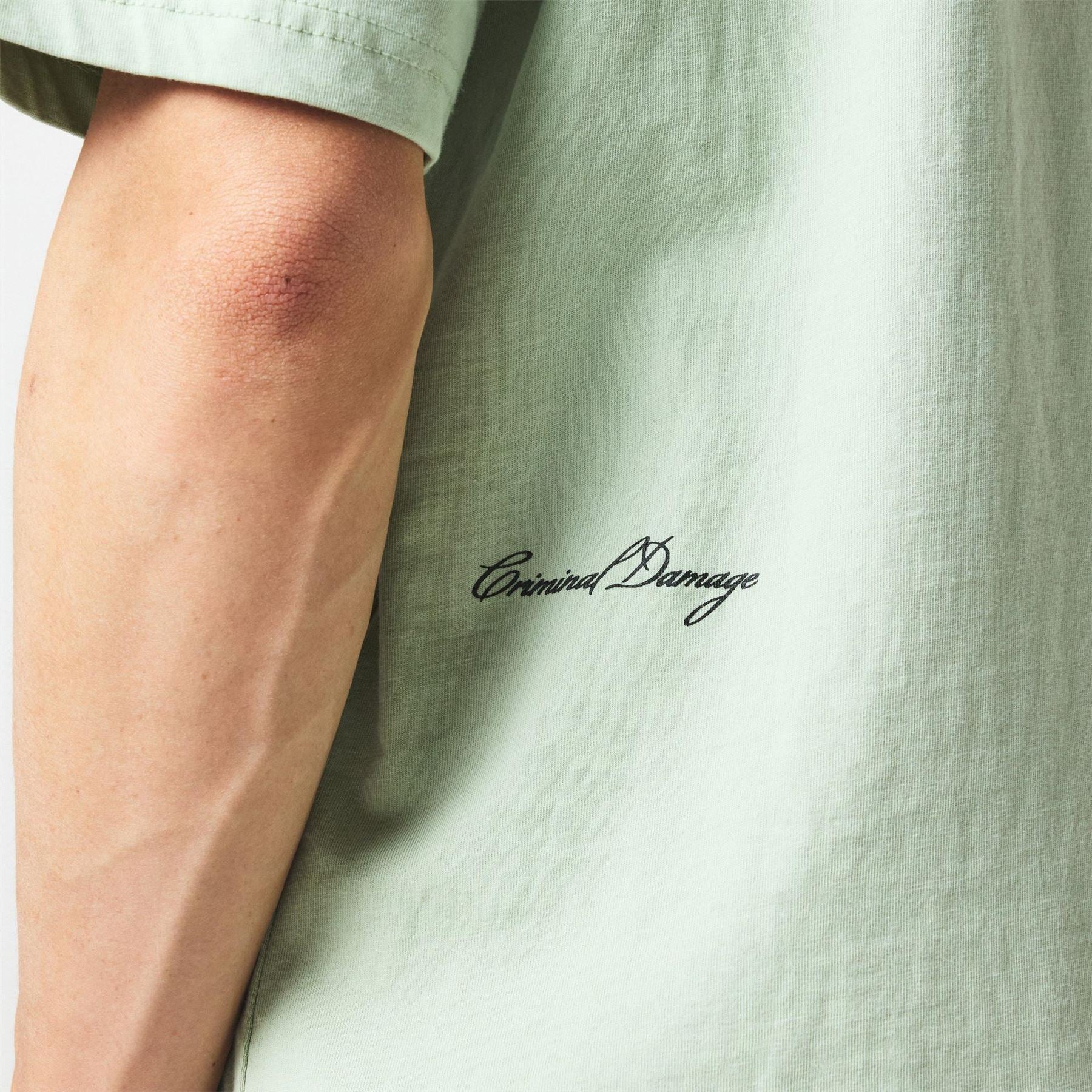 Criminal Damage Eco Regular Fit Crew Neck T-Shirt