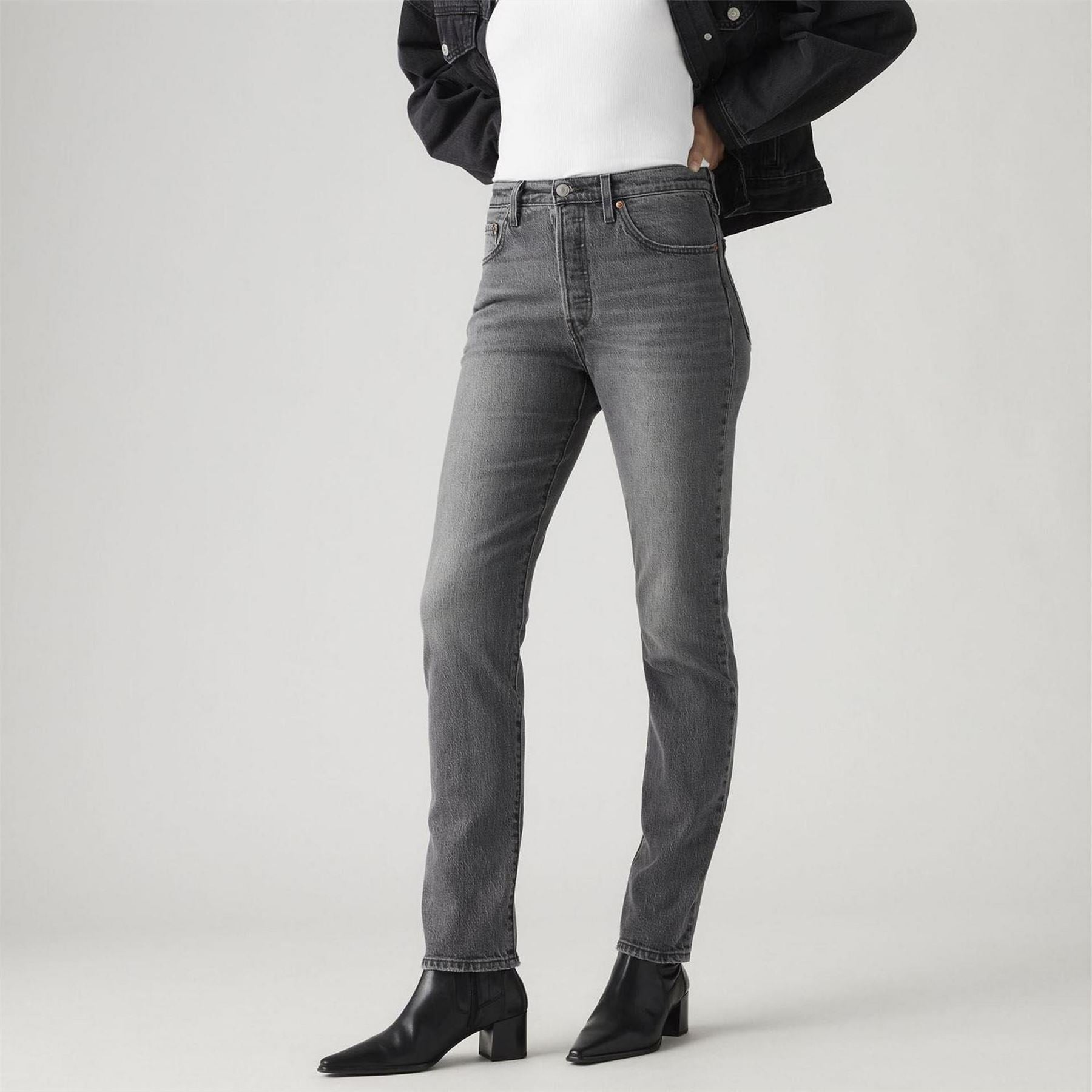 Levis Womens 501 Jeans For Women Swan Islan Straight Leg