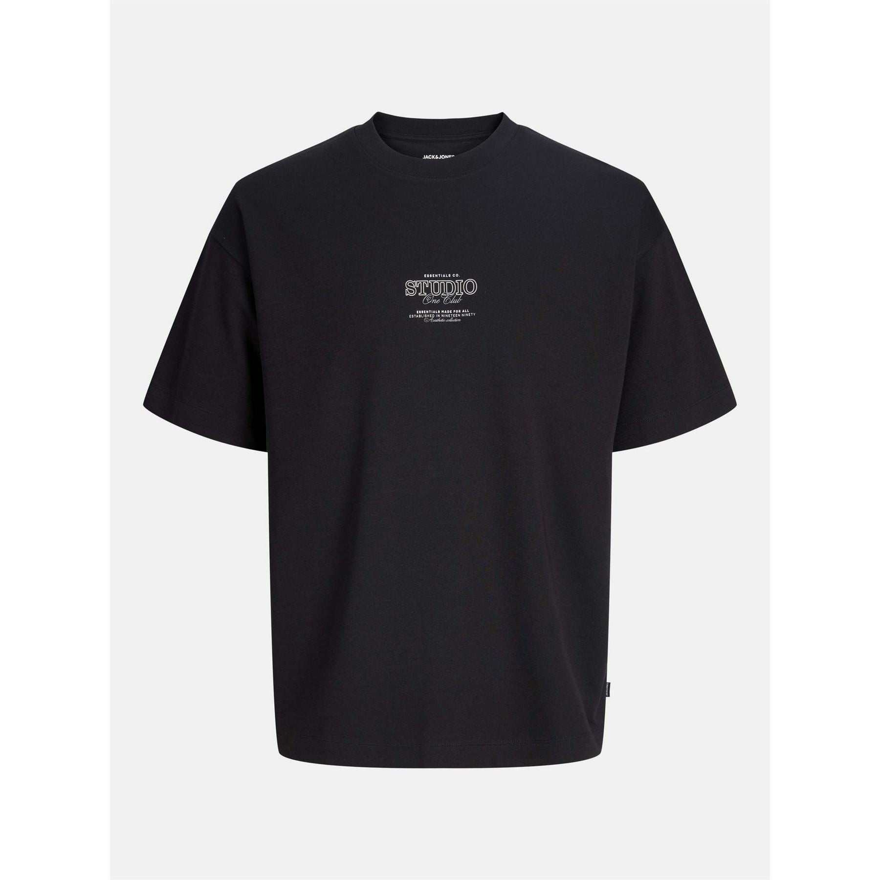 Jack and Jones Jjebarron Studio Cotton Oversized Fit T-Shirt