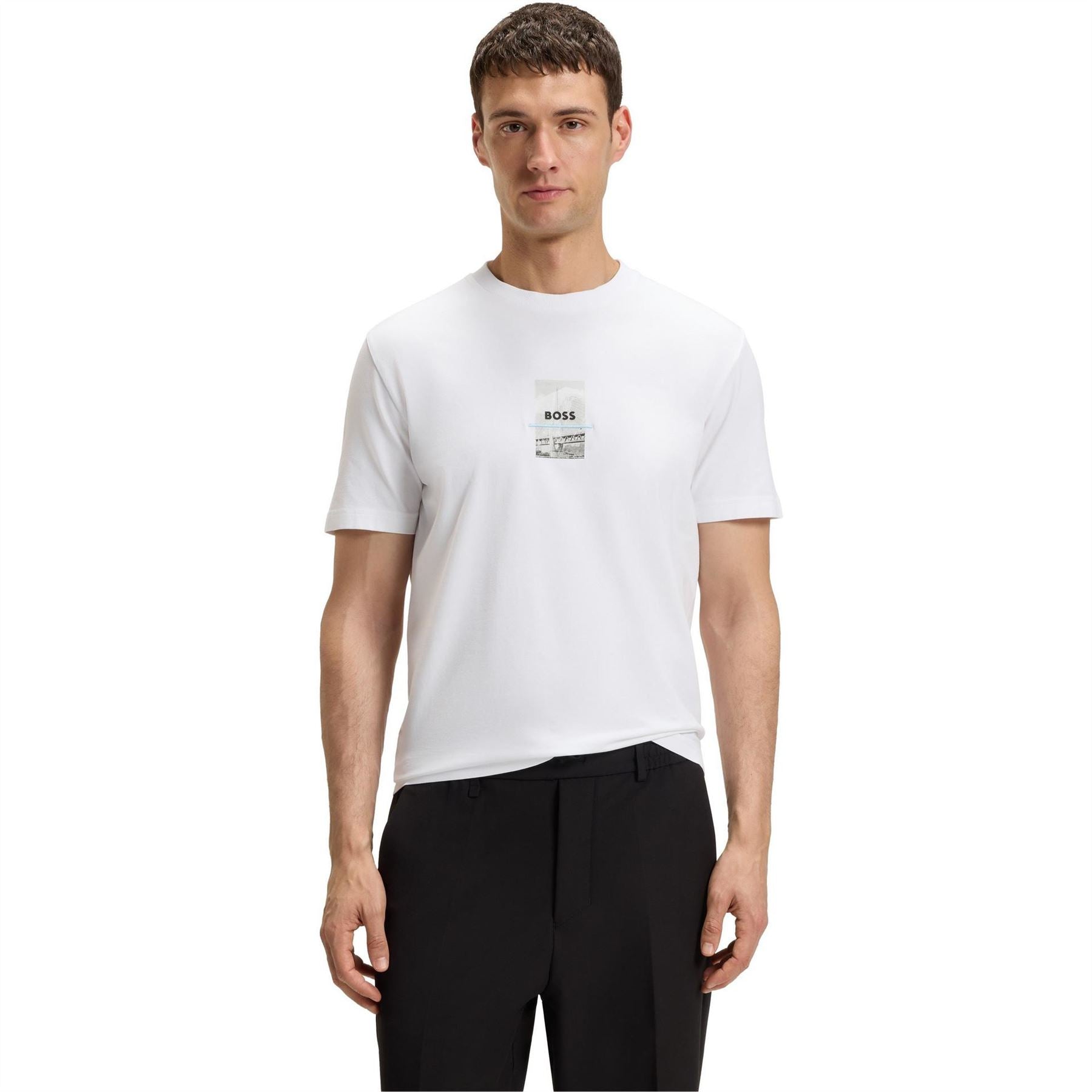 Boss Hbg Photo T-Shirt, Intricate Artwork