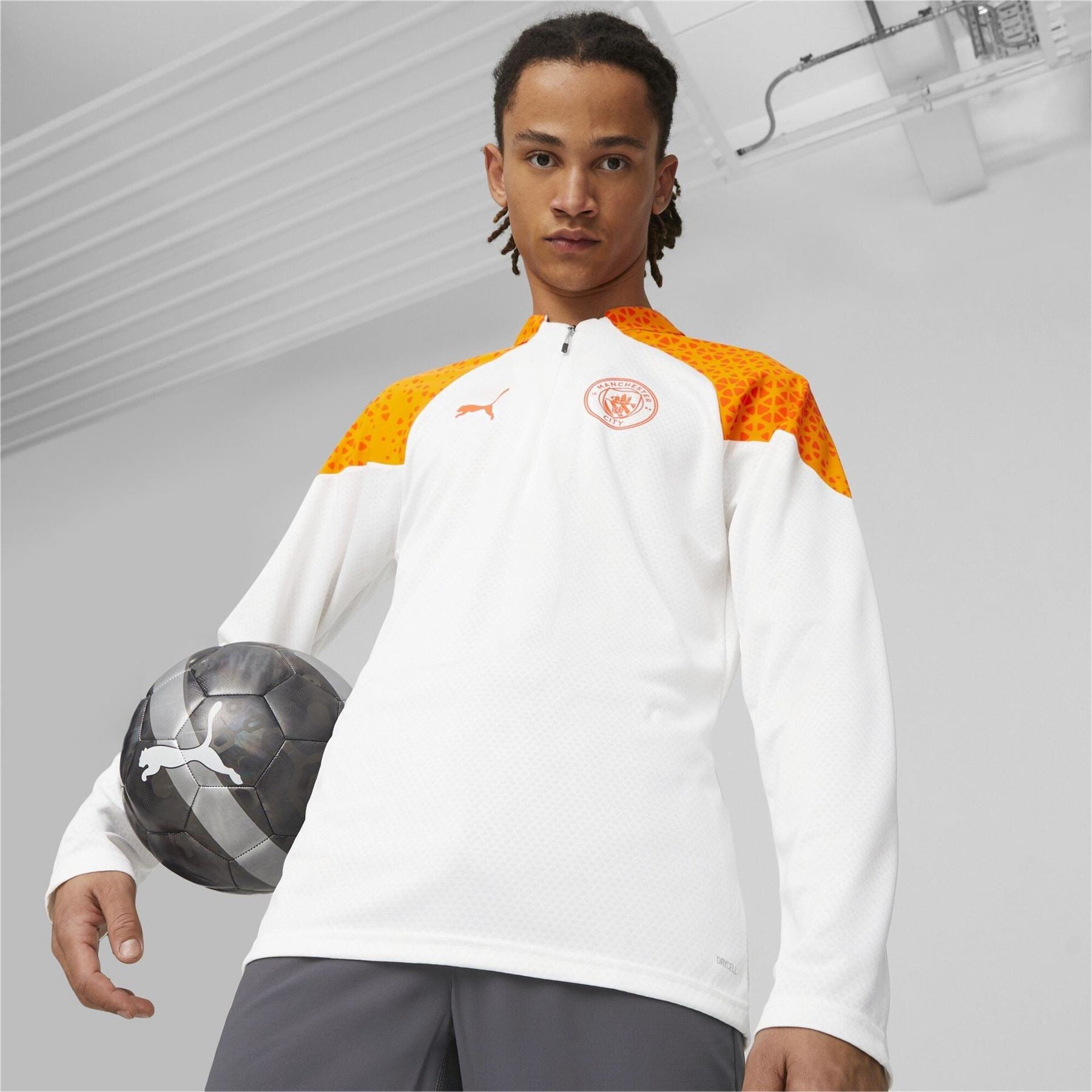 Puma Mens Training Quarter Zip Top Pro Drill