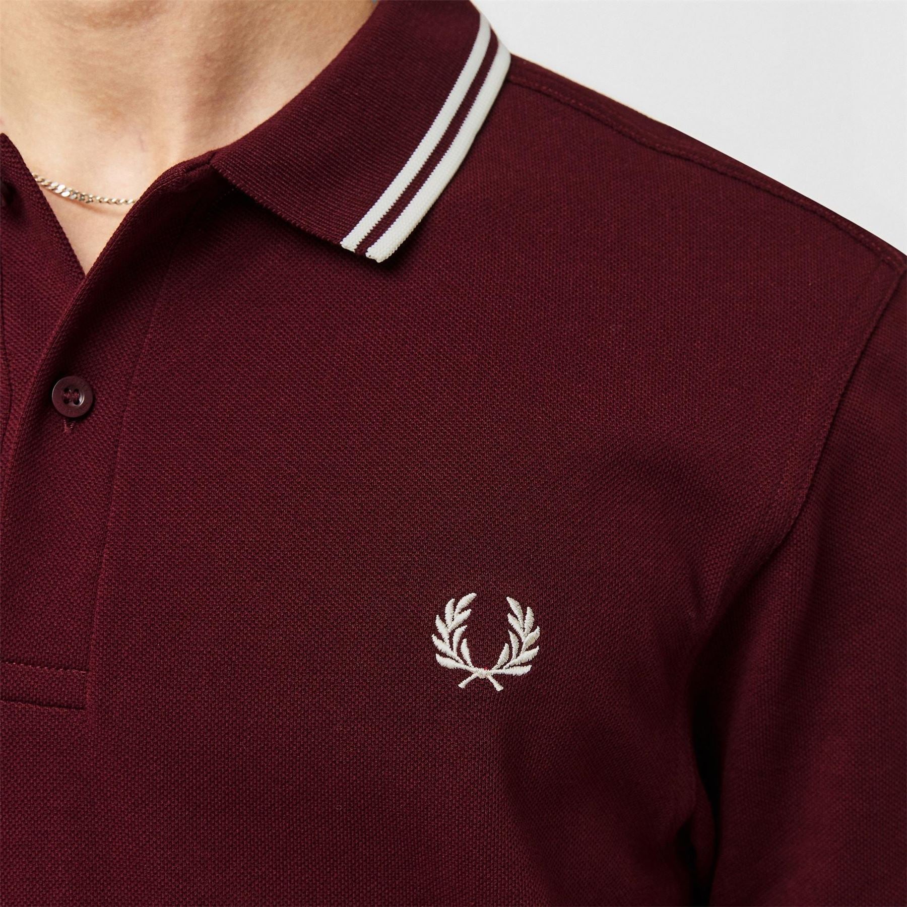 Fred Perry Sleeve Twin Tipped Polo Shirt