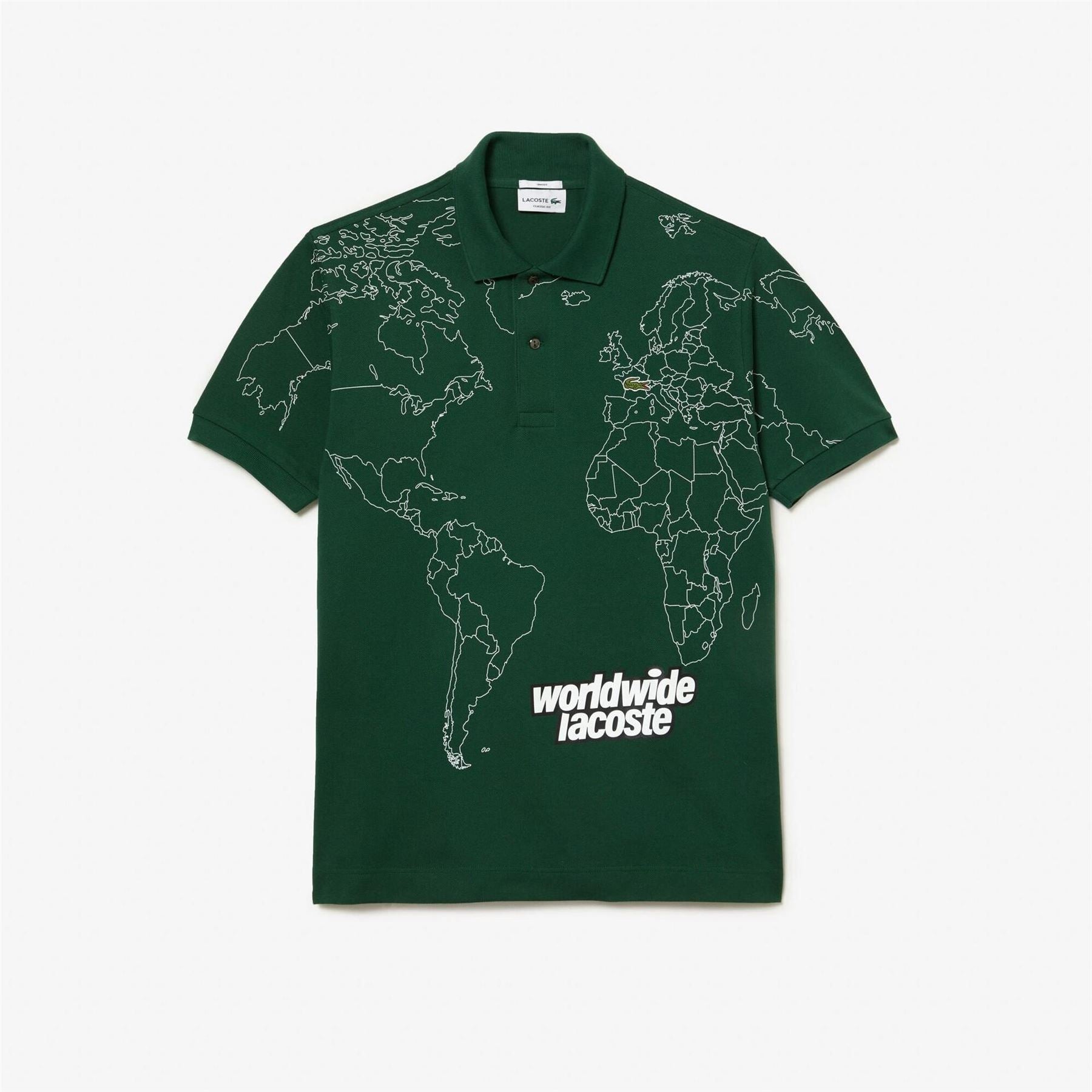 Lacoste Regular Fit Geographic Print Shirt