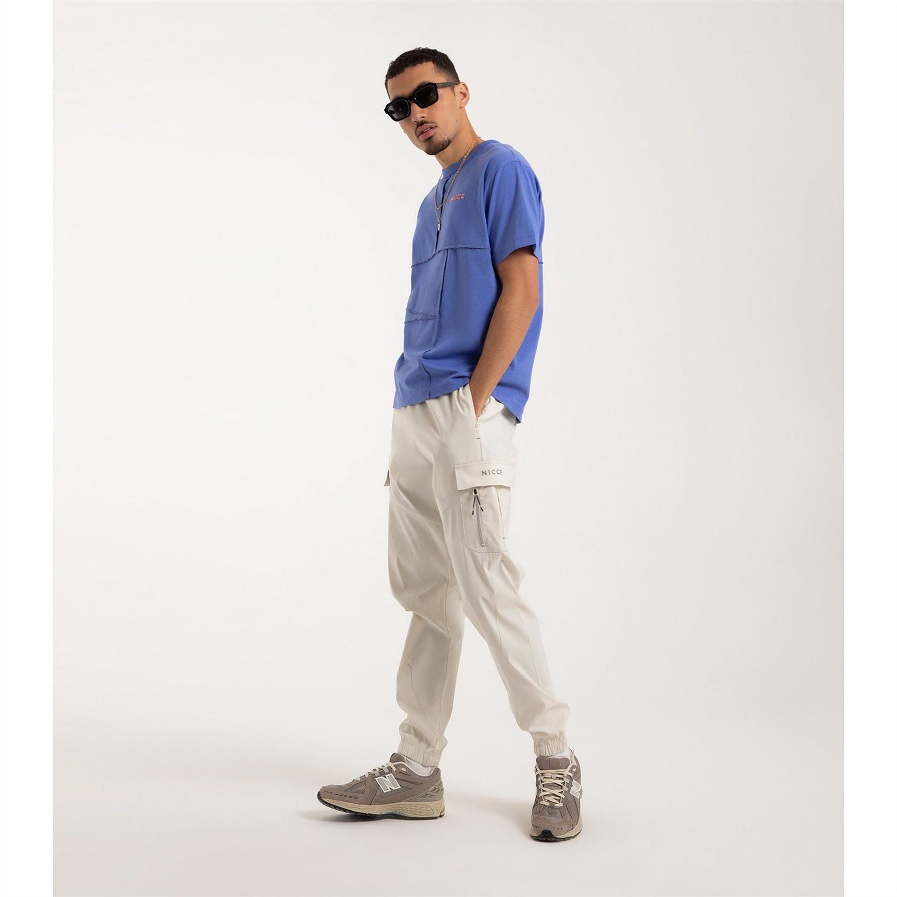 Nicce Merson T-Shirt   Oatmeal Marl